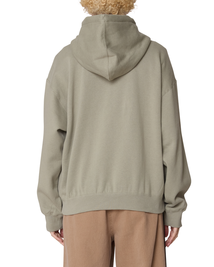 COLLEGIATE BAGGY ZIP HOOD