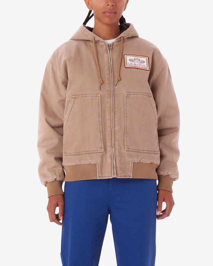 SWANS PULLOVER WORK JACKET KELP