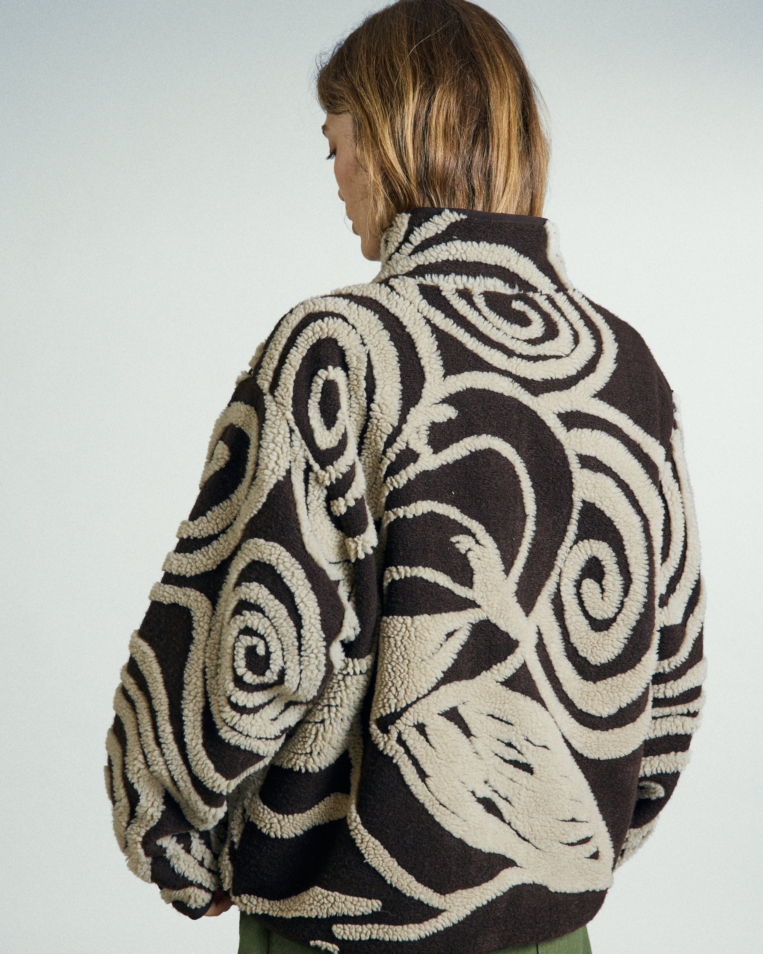 SWIRLS JACQUARD JACKET