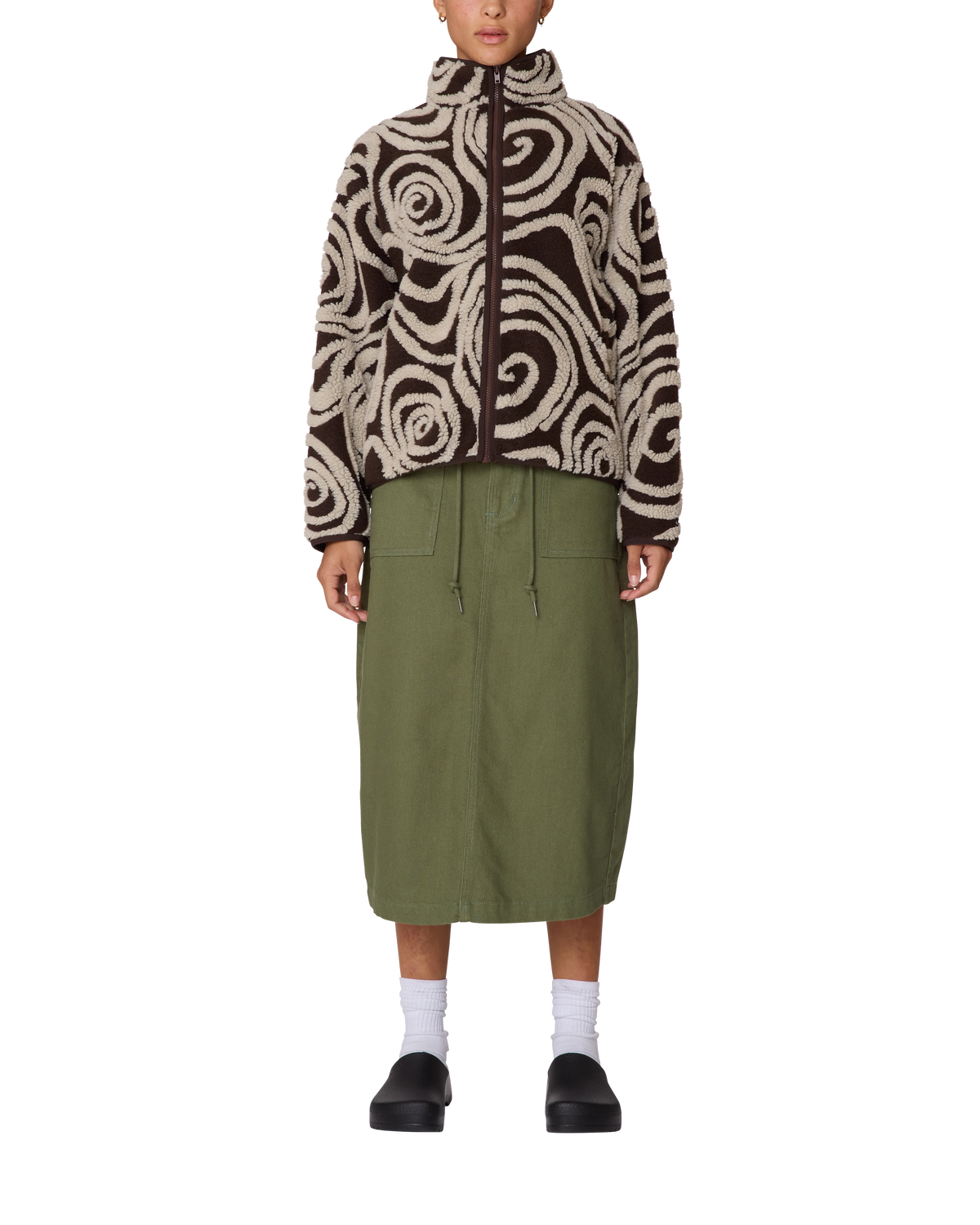 SWIRLS JACQUARD JACKET