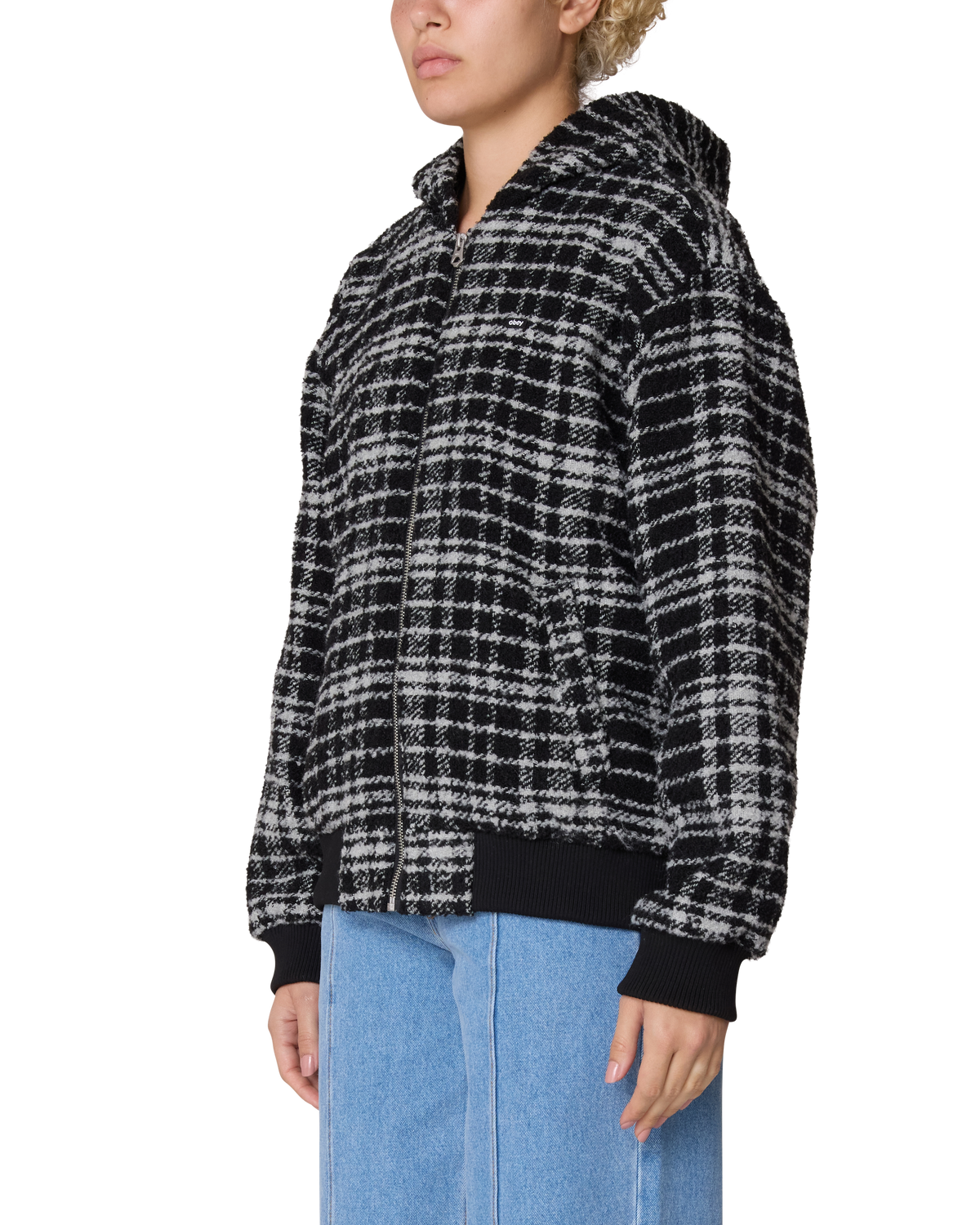 obey-luca-plaid-hood-jacket-black-multi (zoomed)