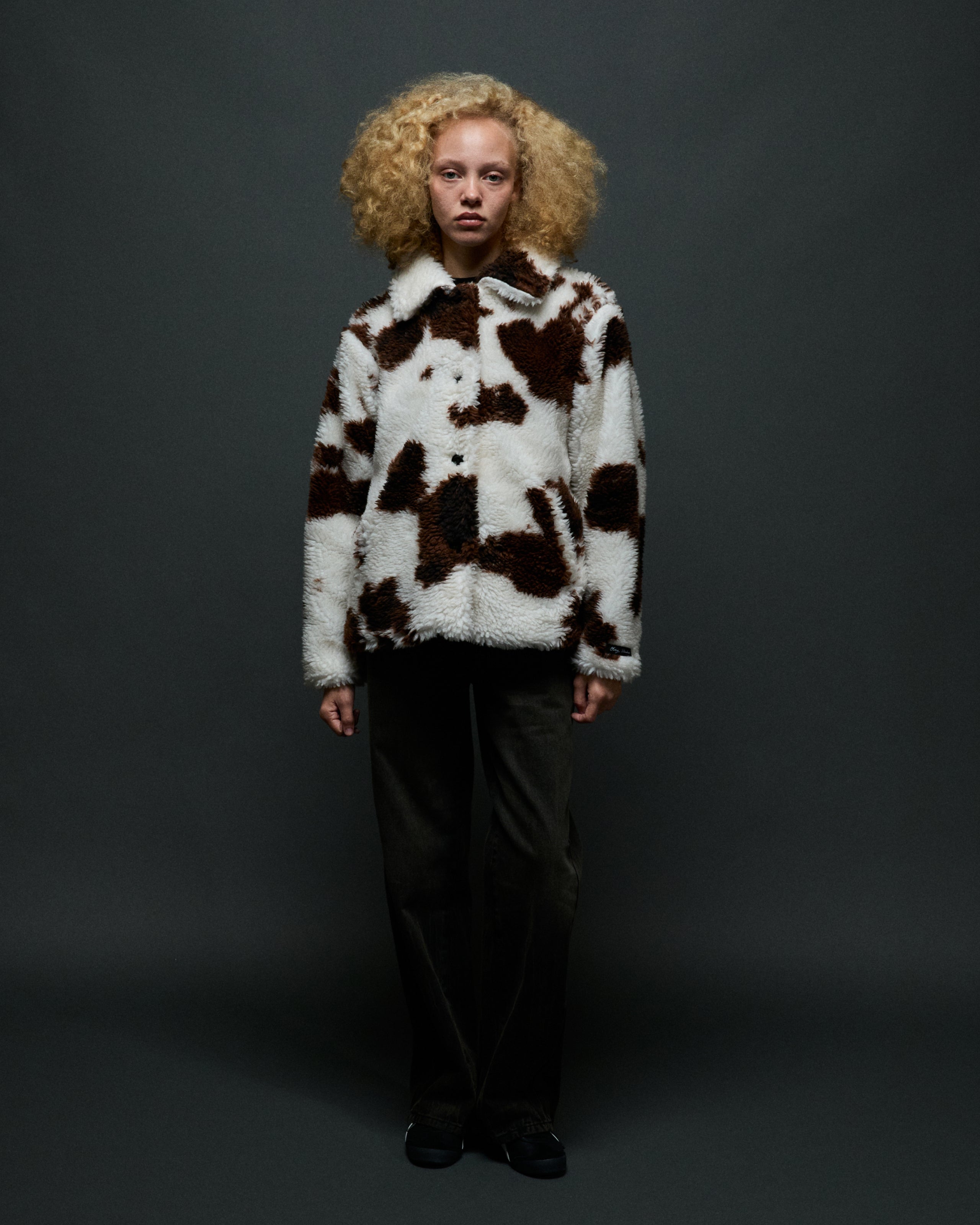 obey-nolie-sherpa-short-coat-cow-print (zoomed)