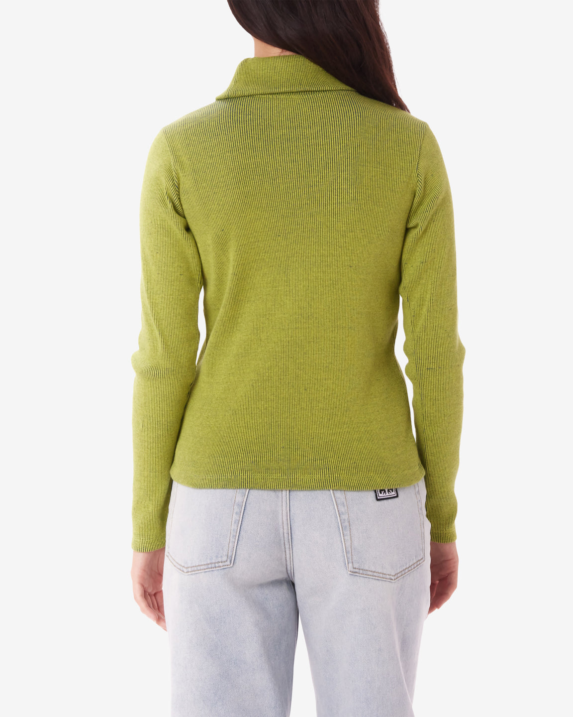 obey alias turtleneck lime multi