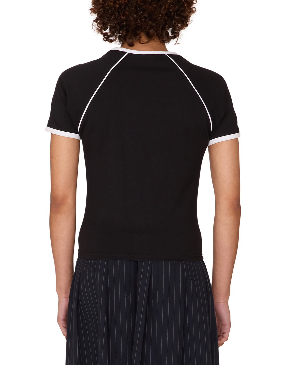 obey diversion raglan t shirt black