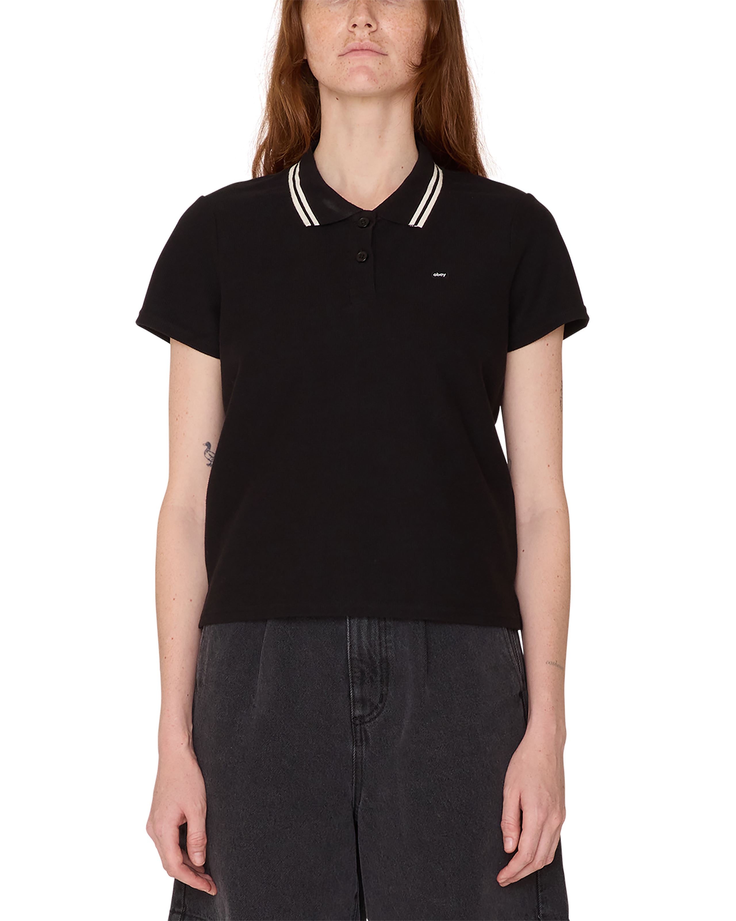 obey dual polo digital black