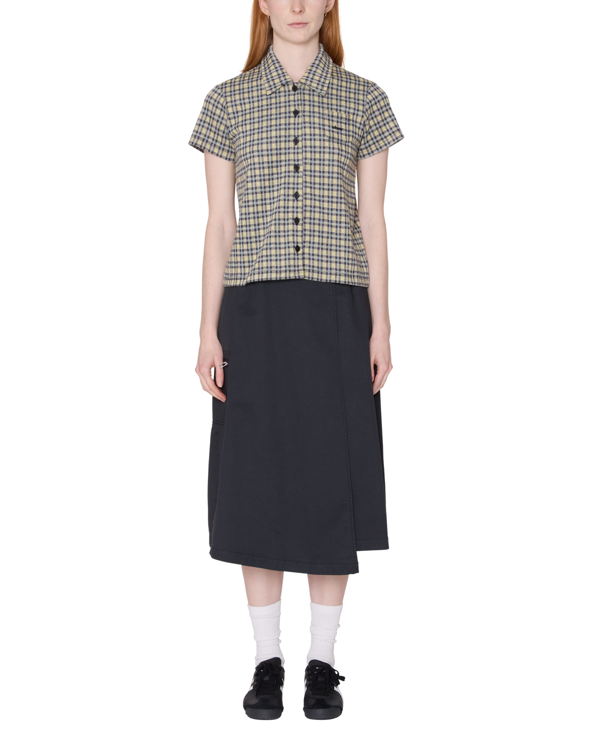 obey-lila-micro-check-polo-yellow-multi