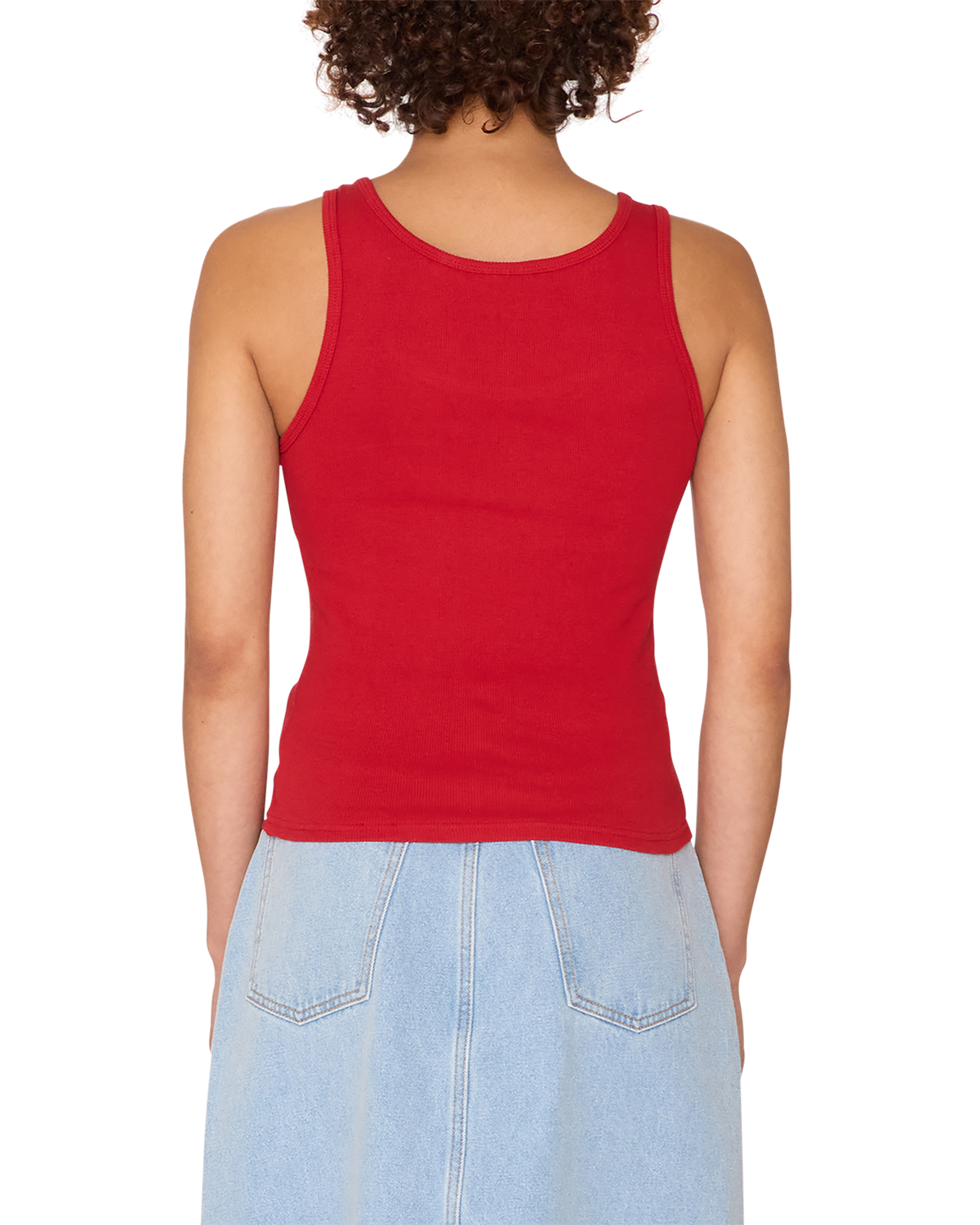 obey ribbon rib tank red