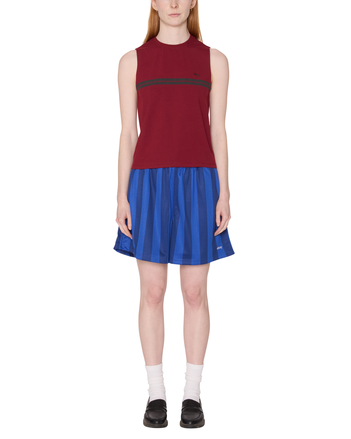 obey-freya-stripe-tank-red