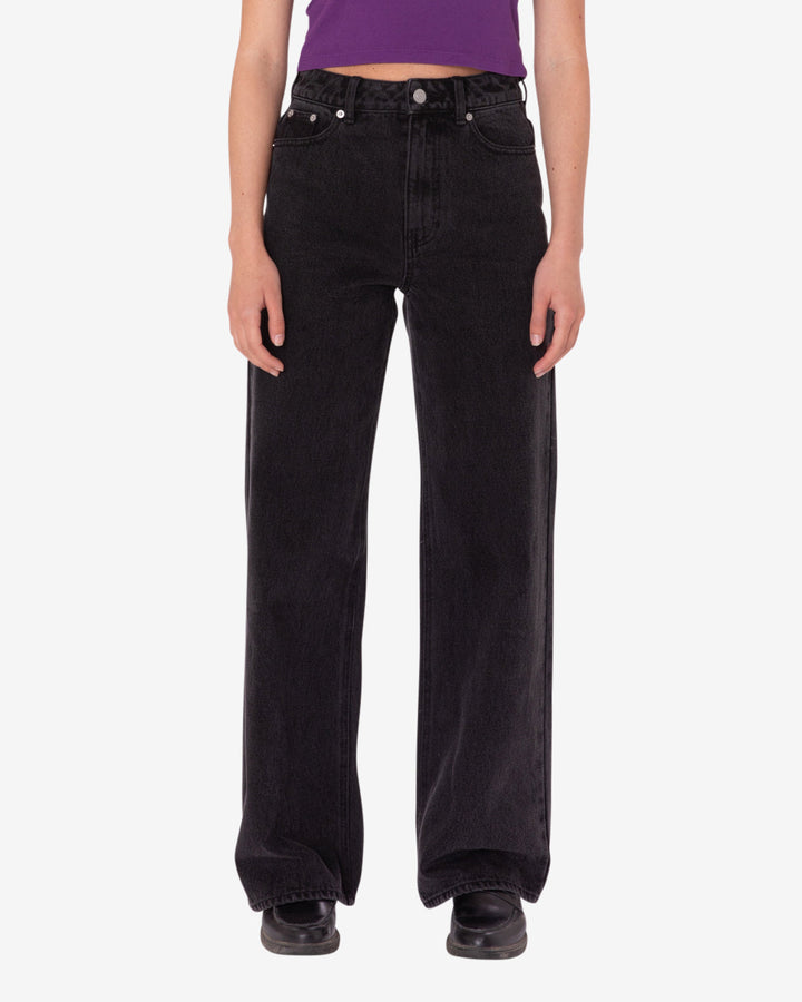 ERRAND HIGHWAIST 5-POCKET DENIM FADED BLACK