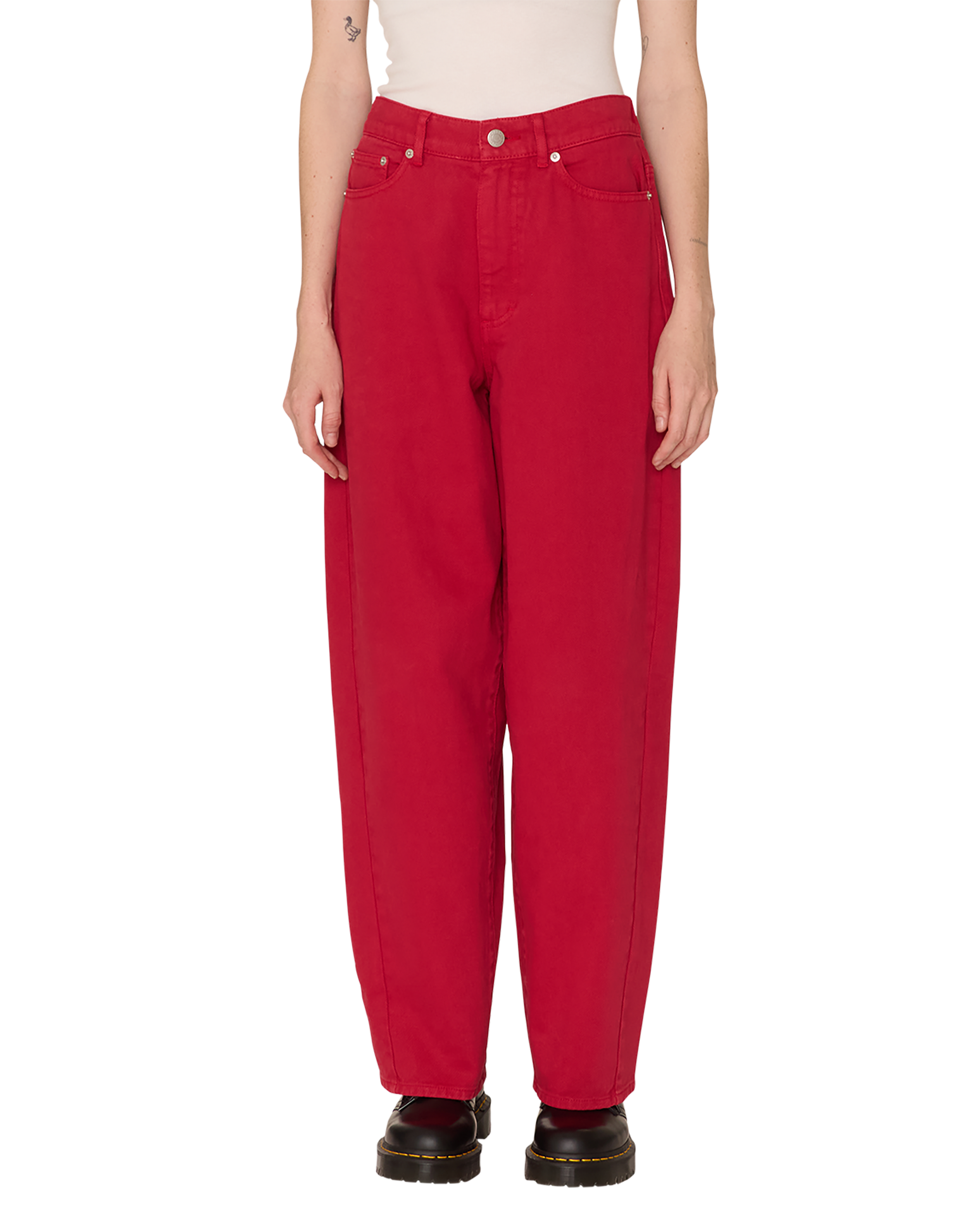 obey leah iii baggy denim pepper