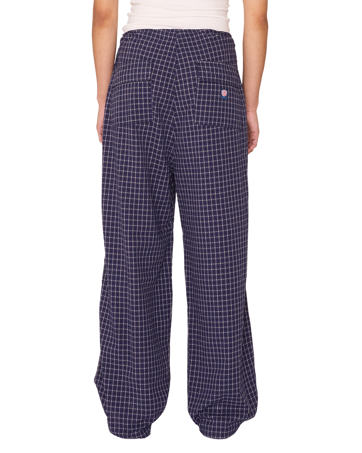 obey circa parachute pant blue multi