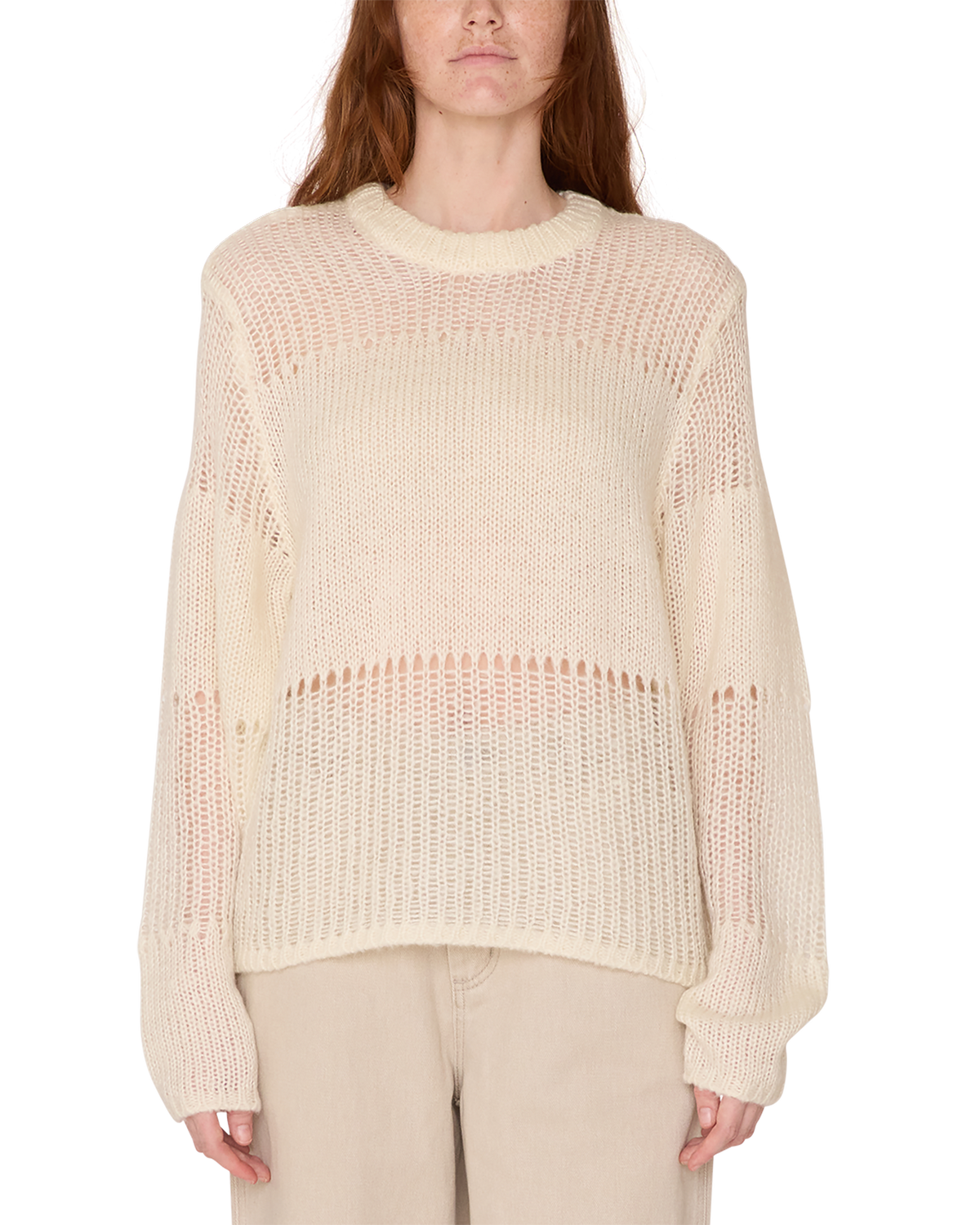 obey trivia sweater cream