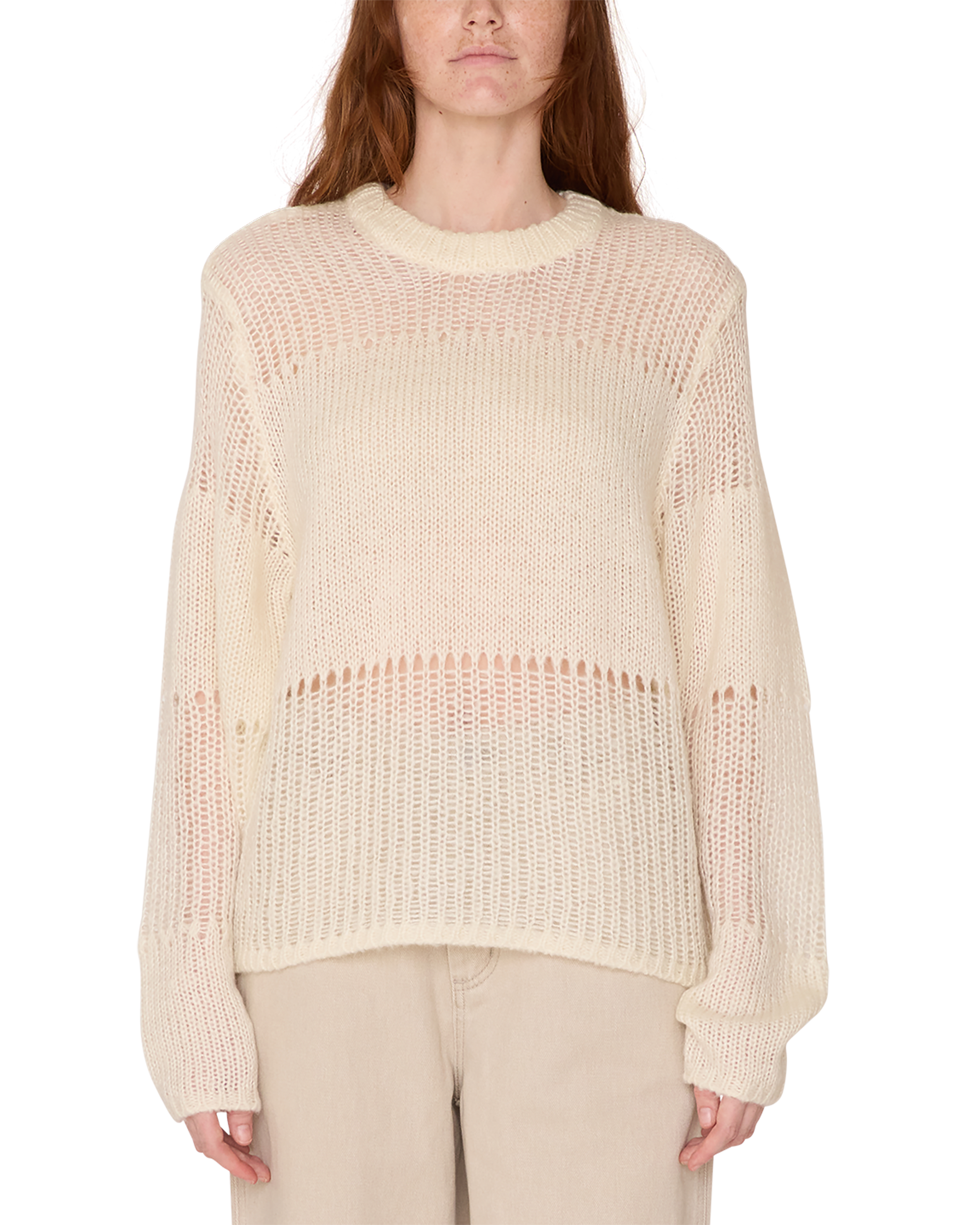 obey trivia sweater cream