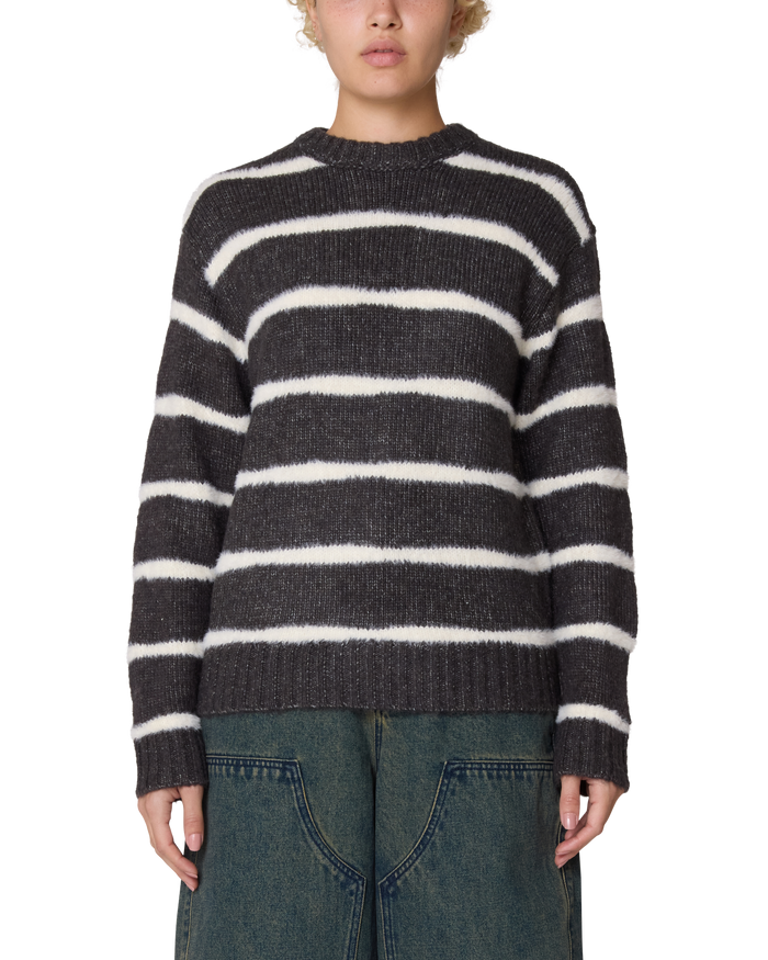obey-casey-stripe-crew-sweater-charcoal-multi