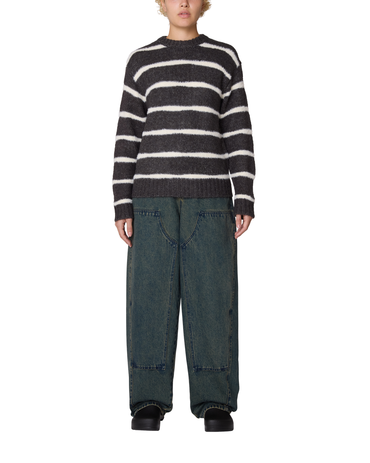 obey-casey-stripe-crew-sweater-charcoal-multi