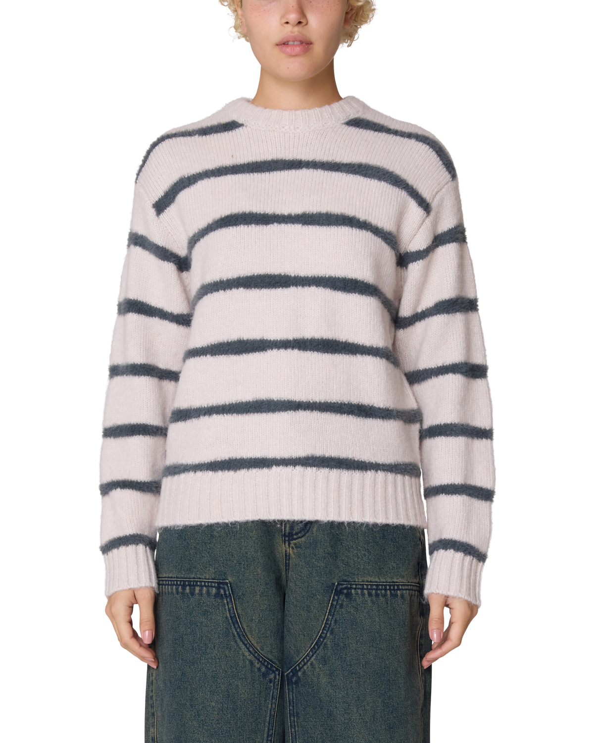 obey-casey-stripe-crew-sweater-light-lilac-multi (zoomed)