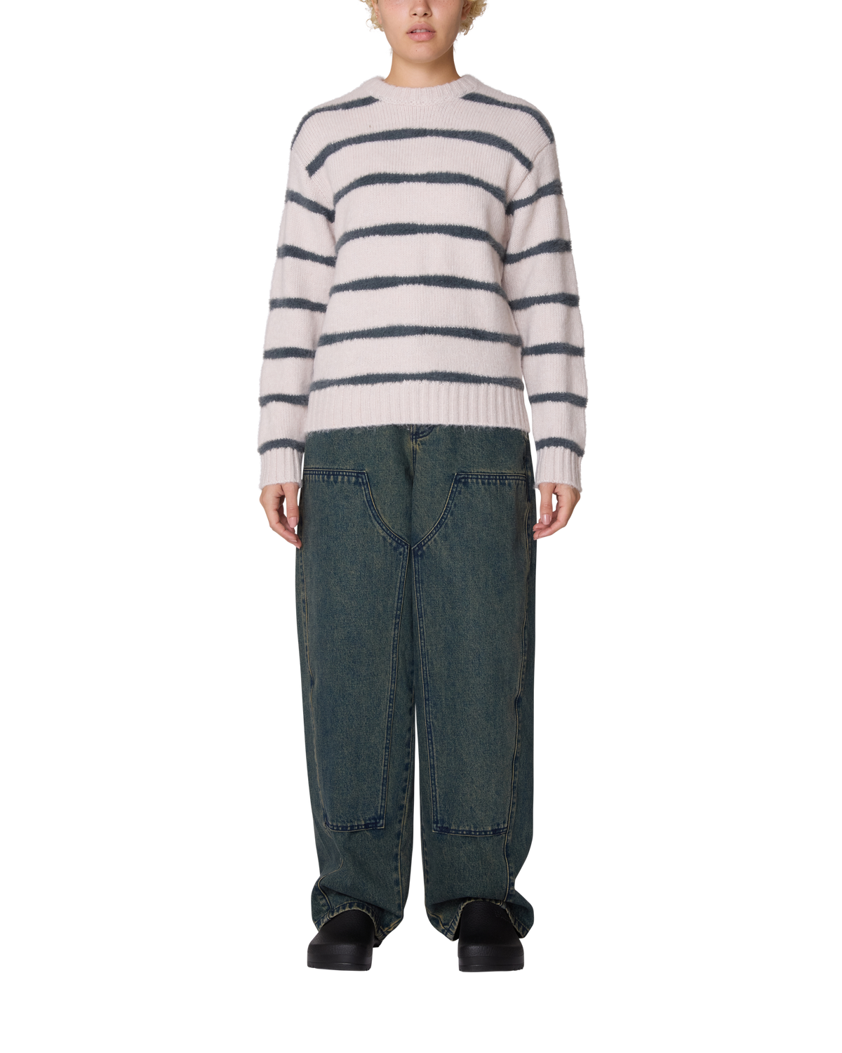 obey-casey-stripe-crew-sweater-light-lilac-multi