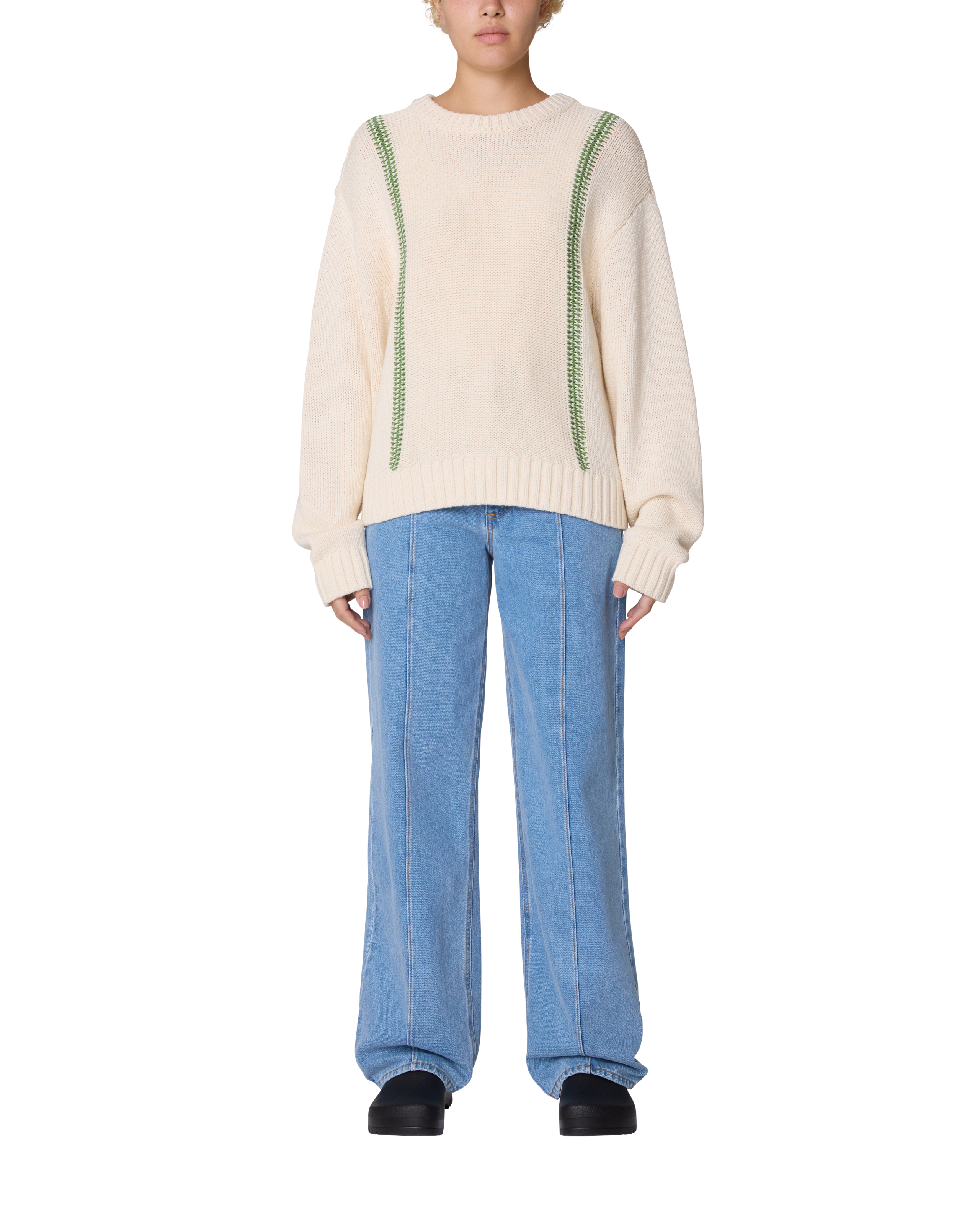 obey-mend-stitch-crew-sweater-cream (zoomed)