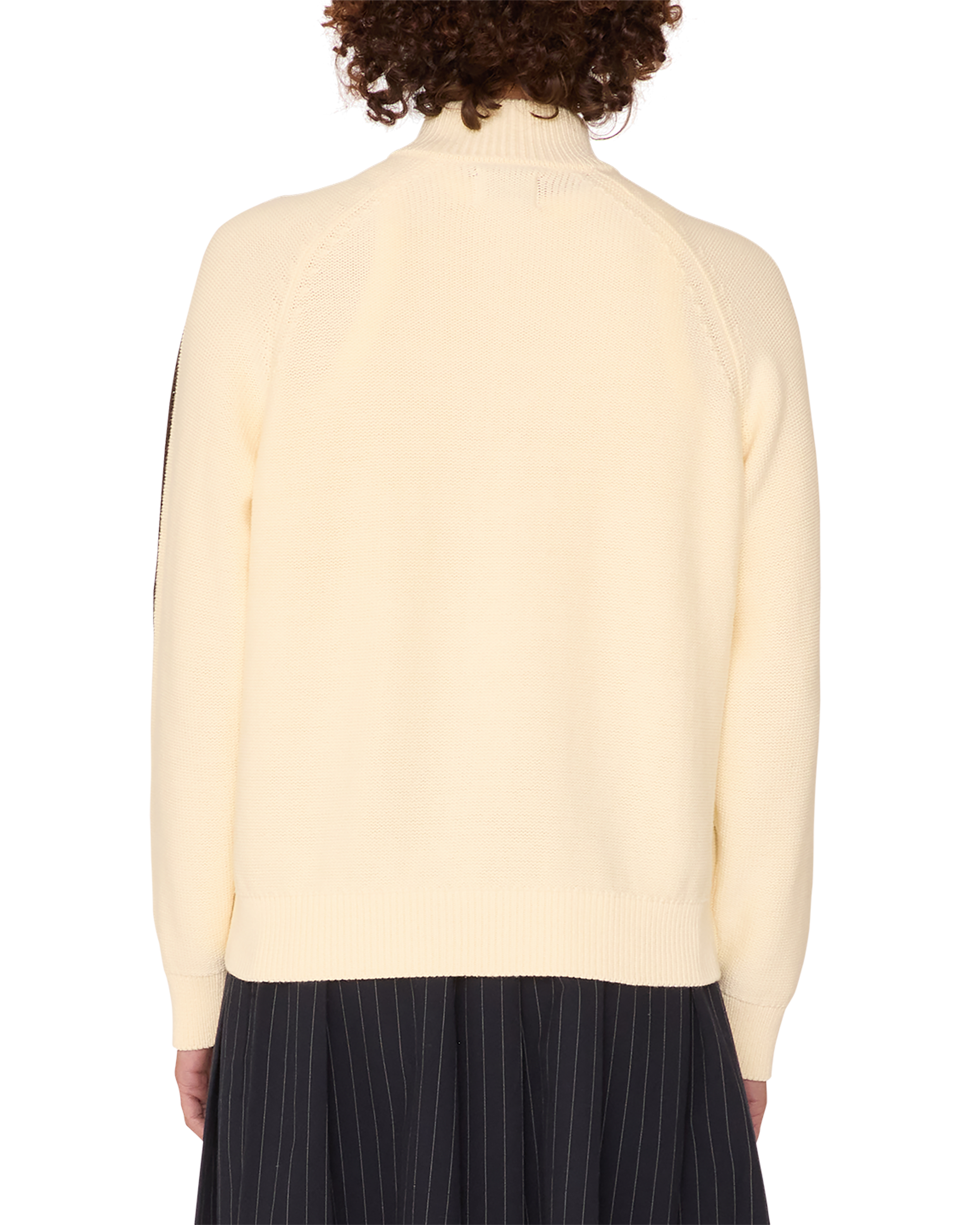 obey frankie track sweater dove