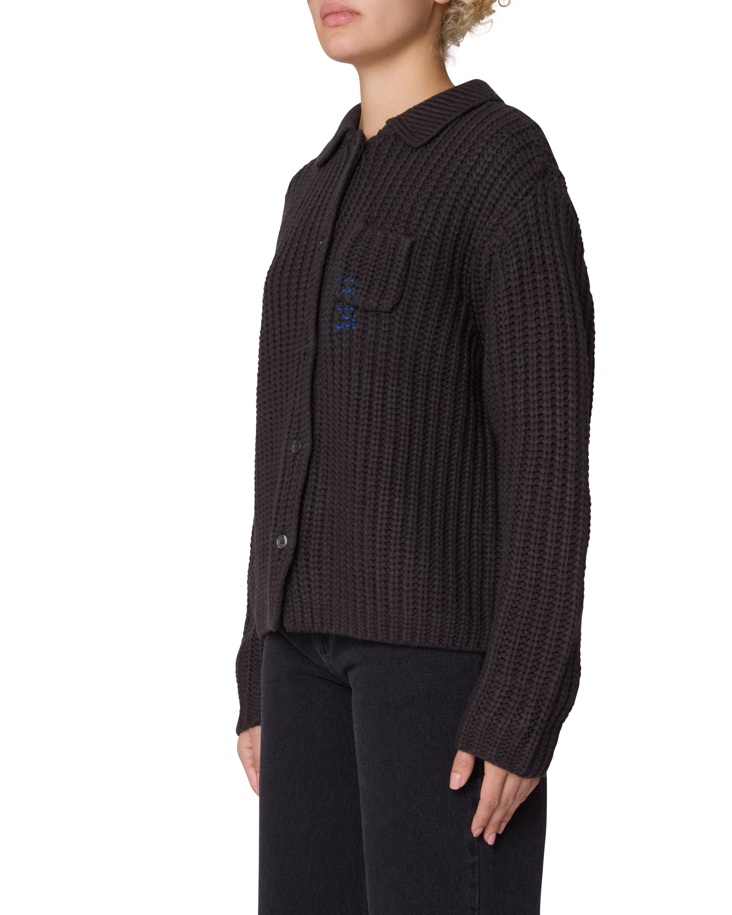 JULIAN BUTTON DOWN SWEATER