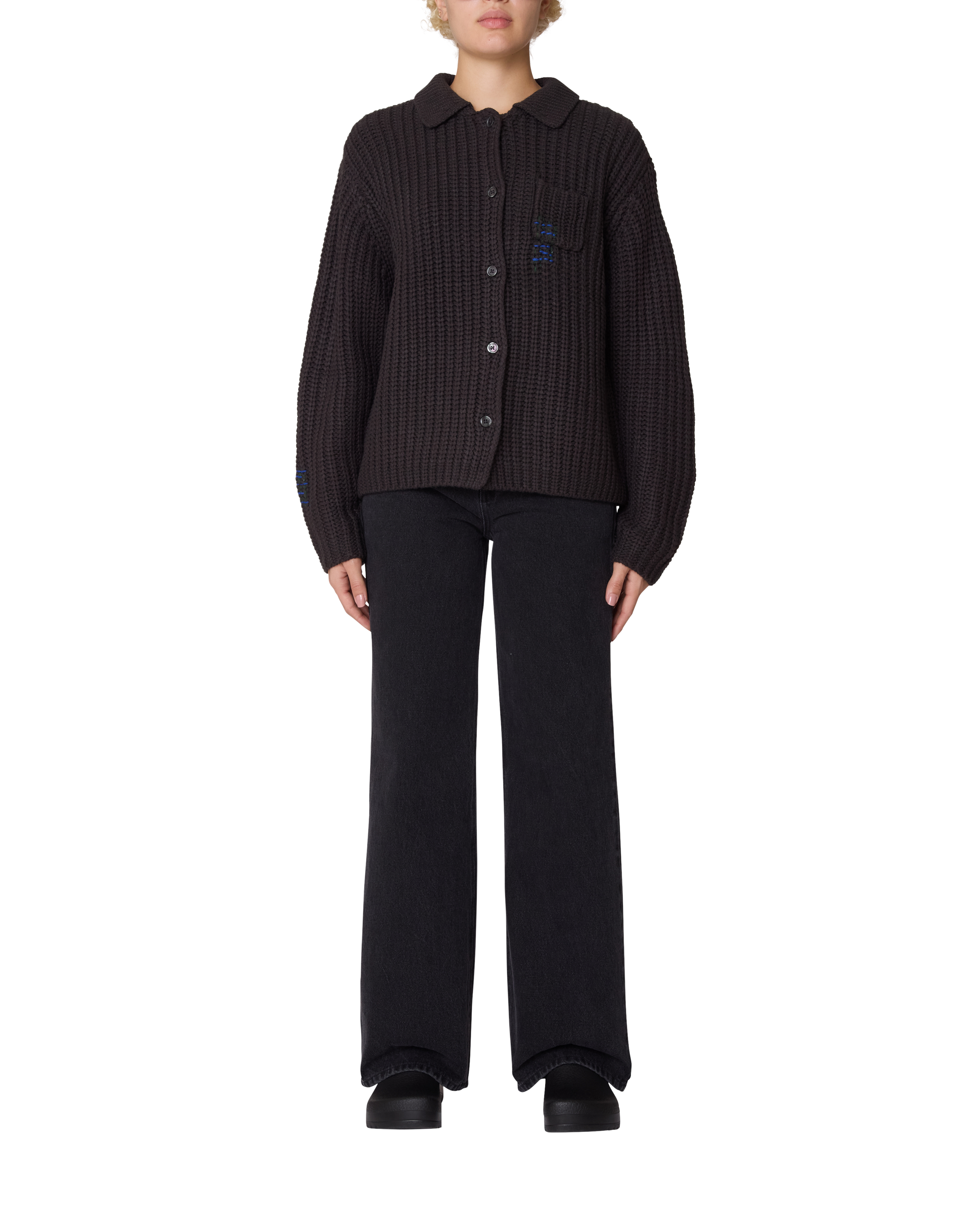 JULIAN BUTTON DOWN SWEATER