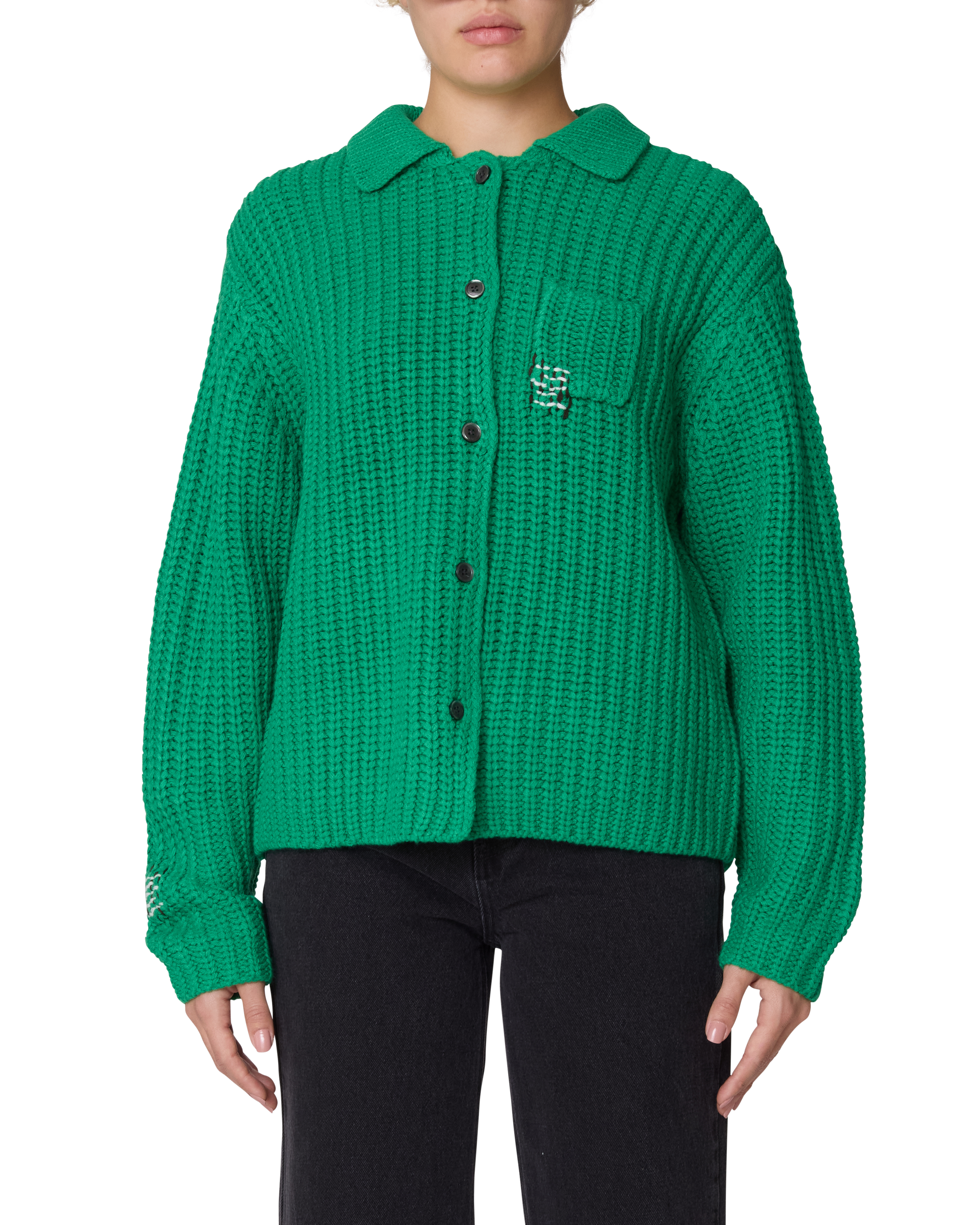 JULIAN BUTTON DOWN SWEATER