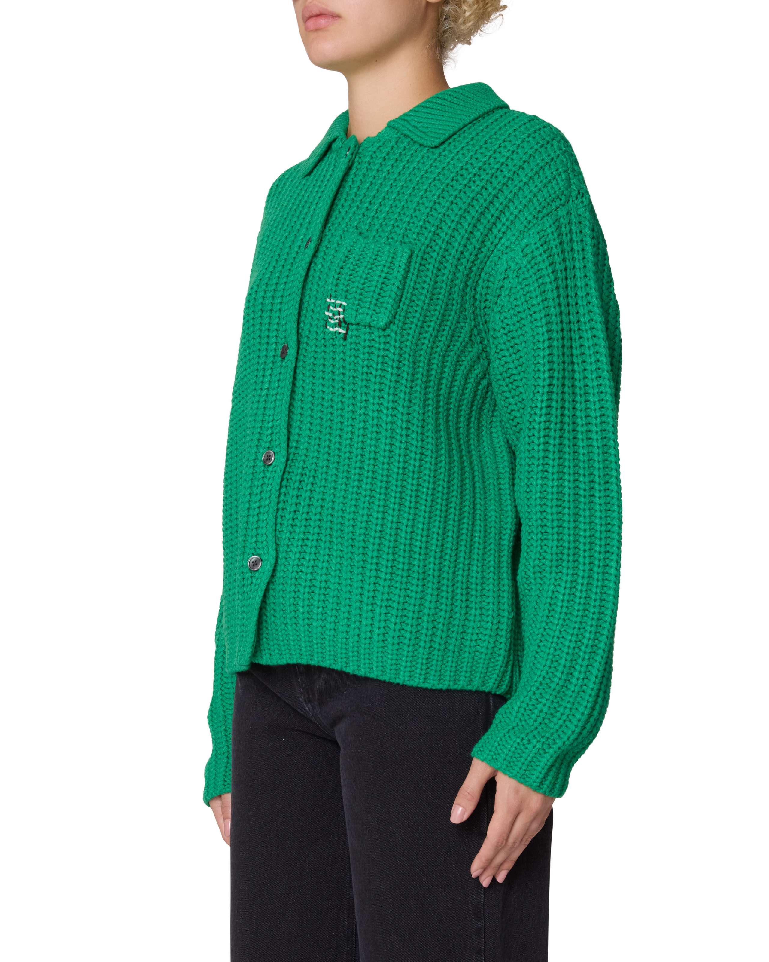 JULIAN BUTTON DOWN SWEATER