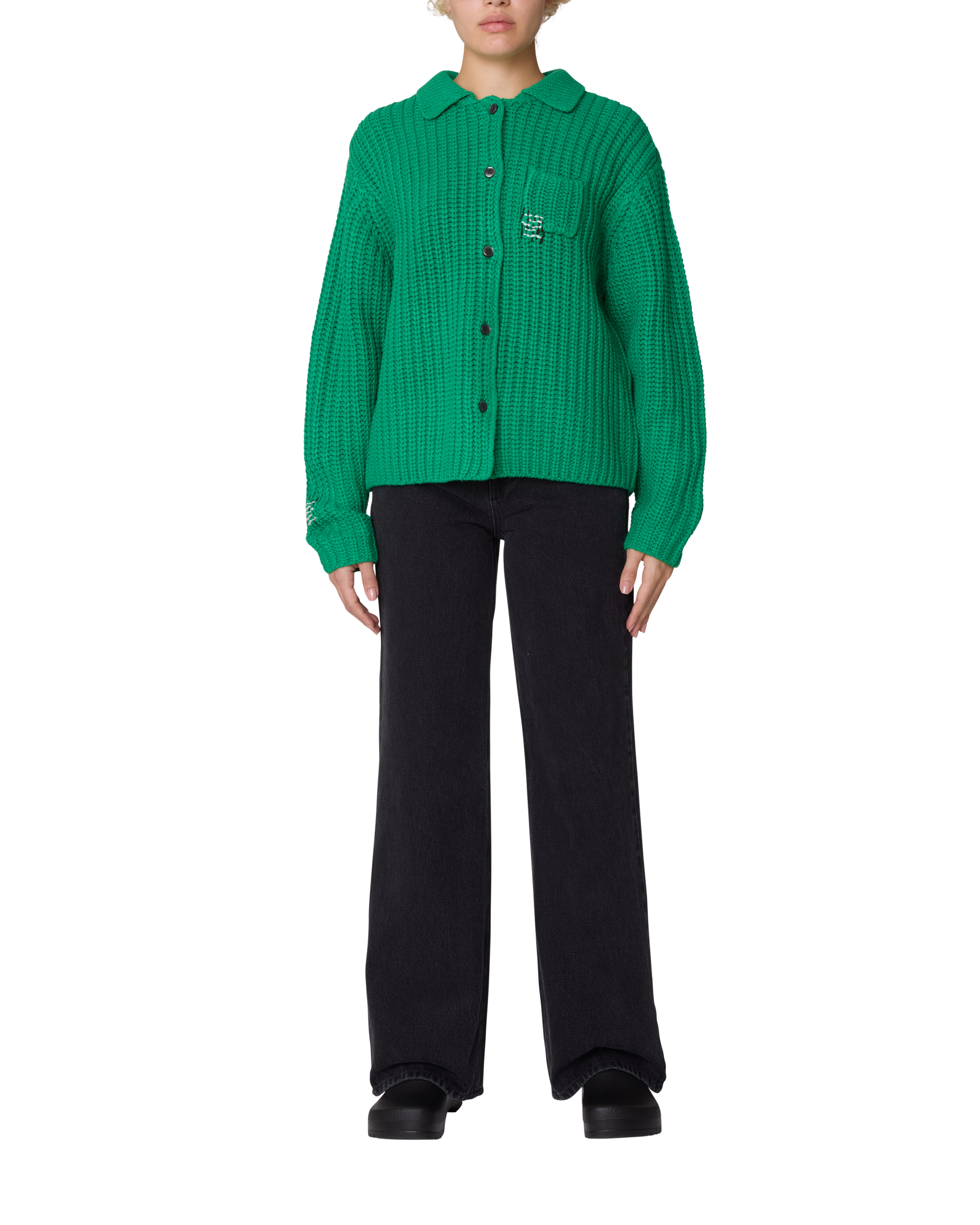 JULIAN BUTTON DOWN SWEATER