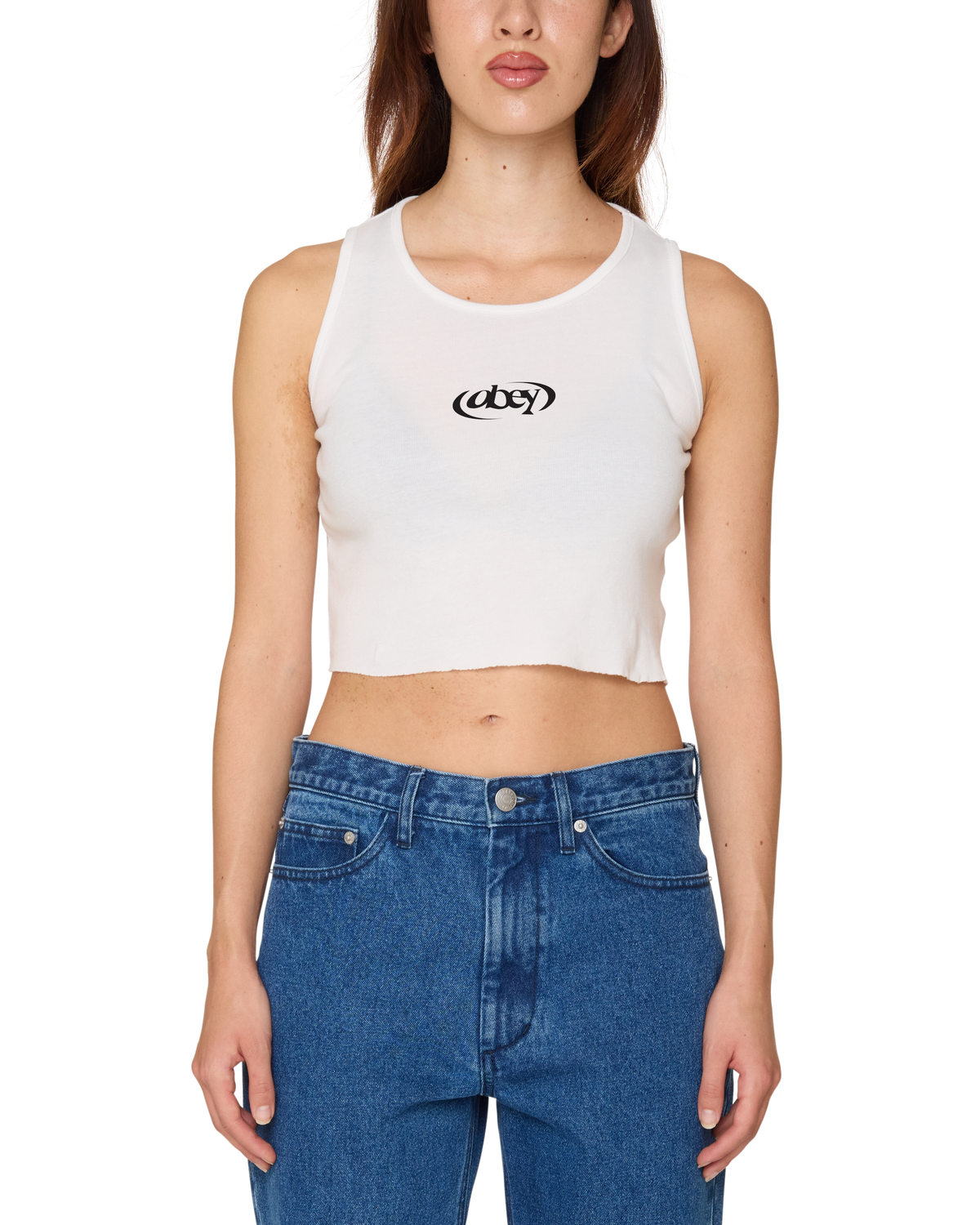 PLANET MORGAN RAW EDGE RIB TANK