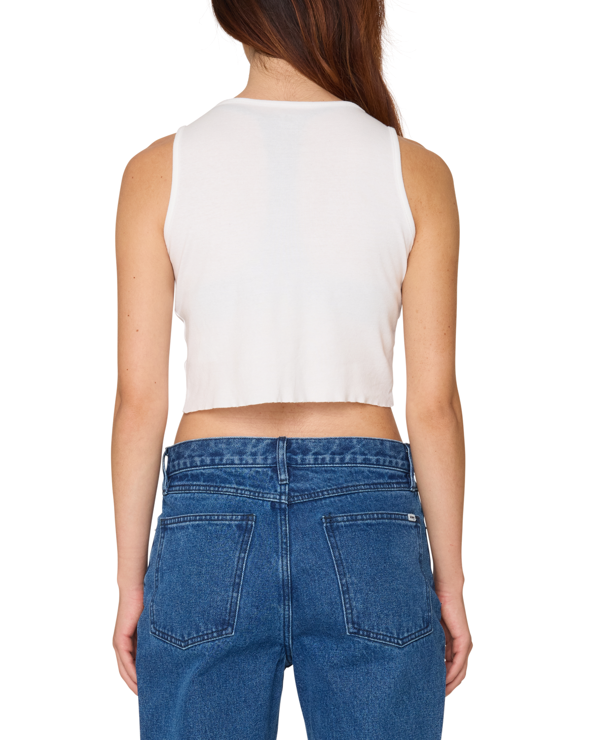 PLANET MORGAN RAW EDGE RIB TANK