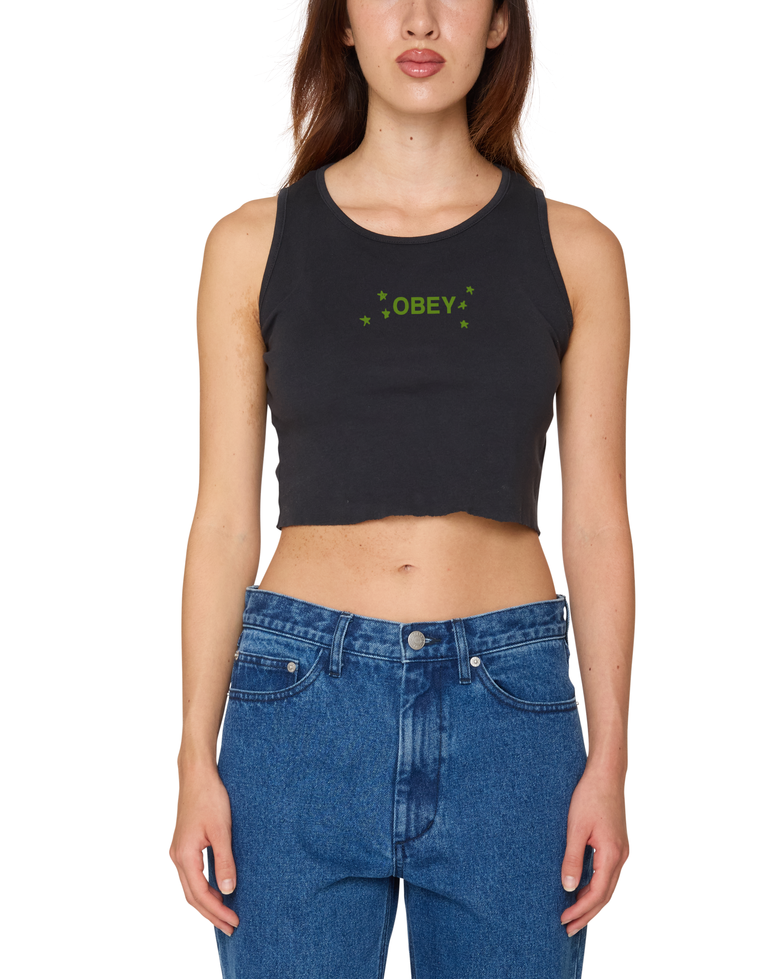 DIZZY STARS MORGAN RAW EDGE RIB TANK (zoomed)