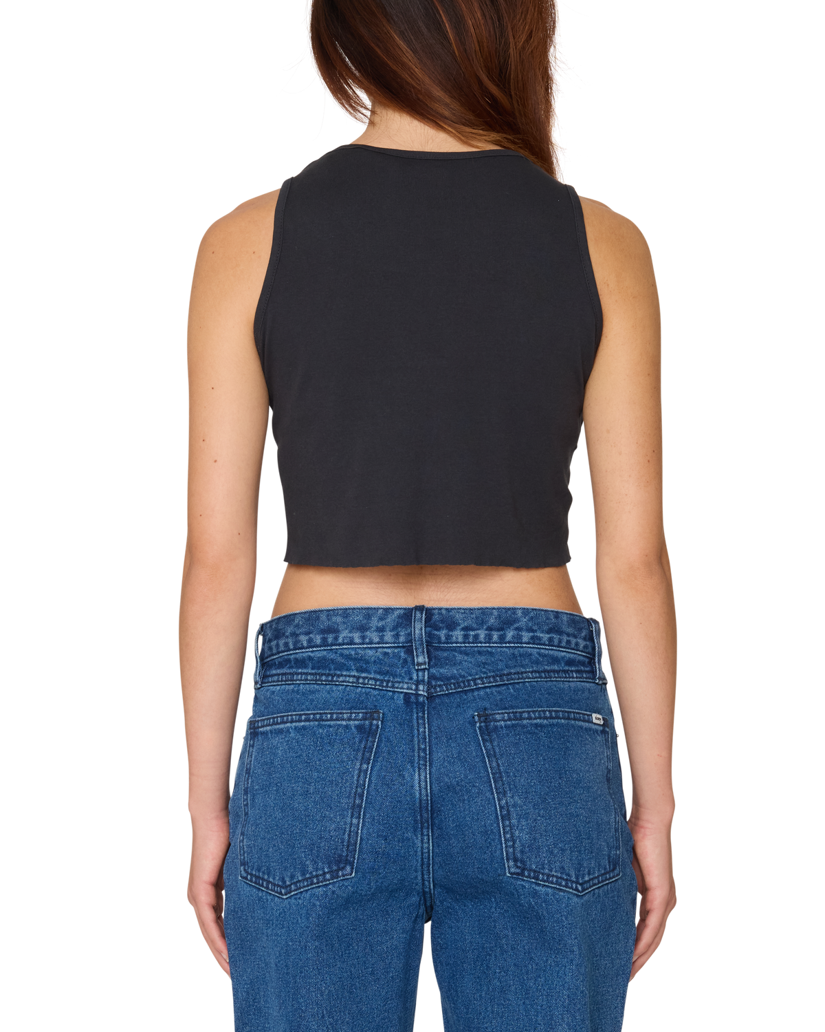 DIZZY STARS MORGAN RAW EDGE RIB TANK