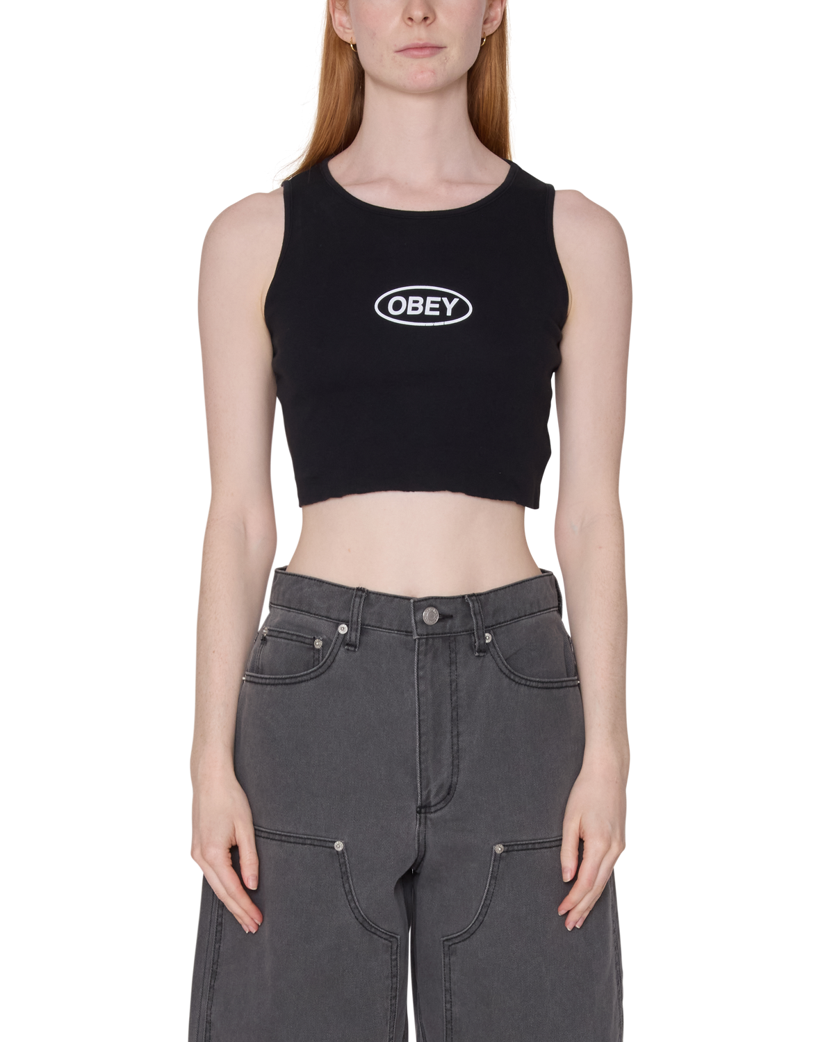 BOLD OVAL MORGAN RAW EDGE TANK