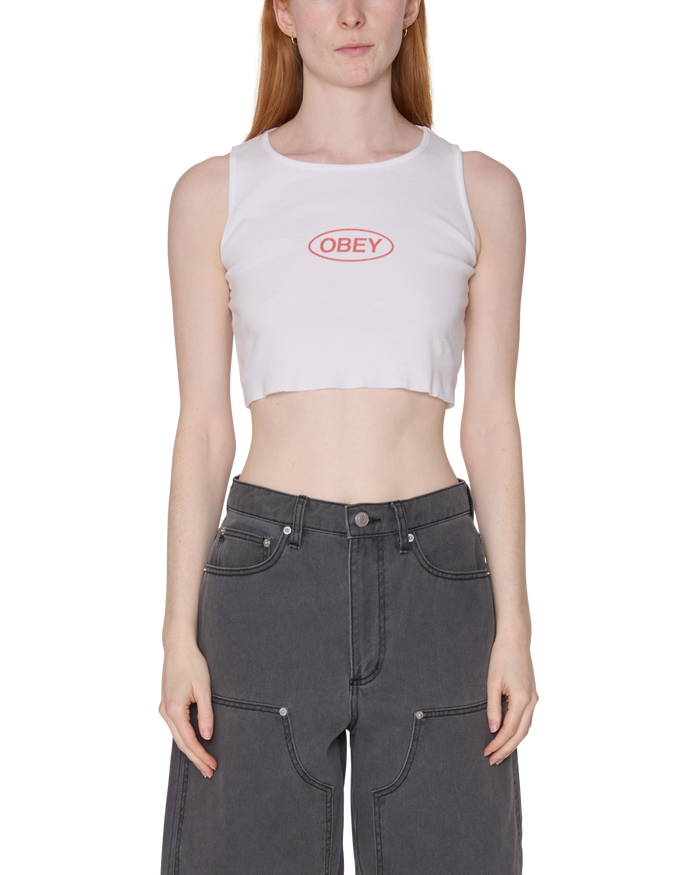 BOLD OVAL MORGAN RAW EDGE TANK