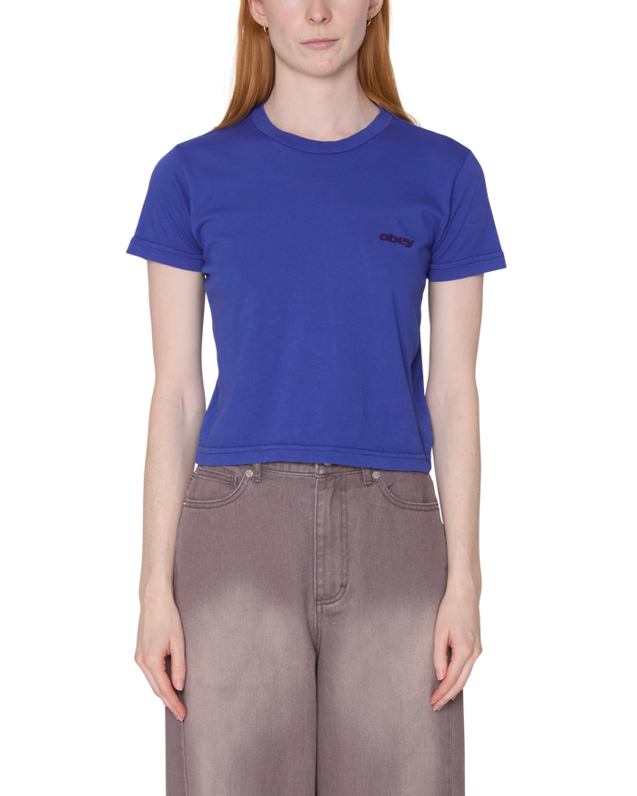 obey-speed-kaia-t-shirt-blue-quartz - alternate view