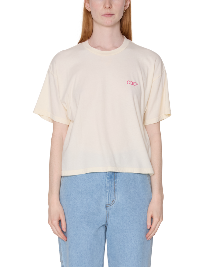 obey-nouveau-angel-row-t-shirt-unbleached - alternate view