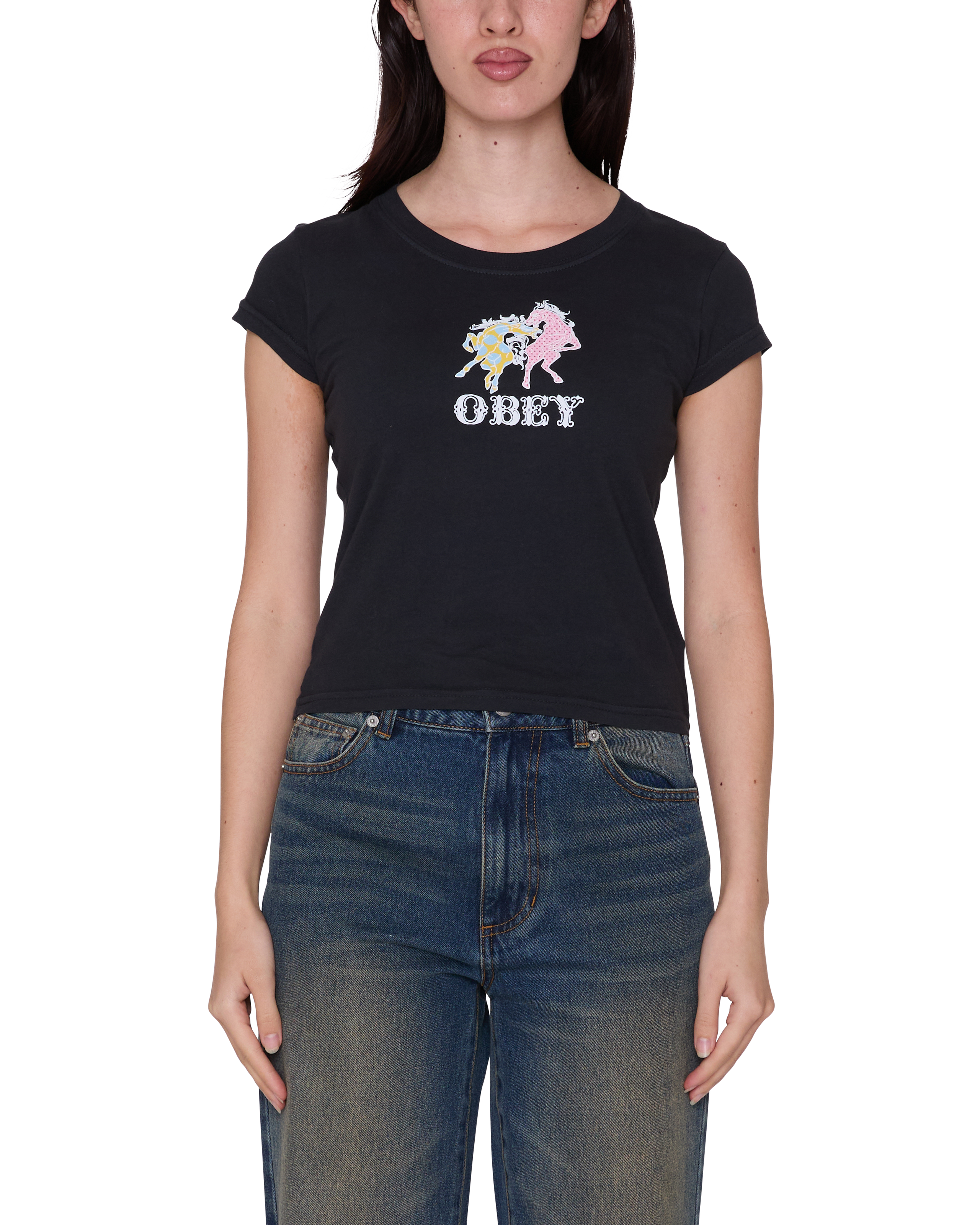obey-polka-dot-pony-mari-t-shirt-digital-black (zoomed)