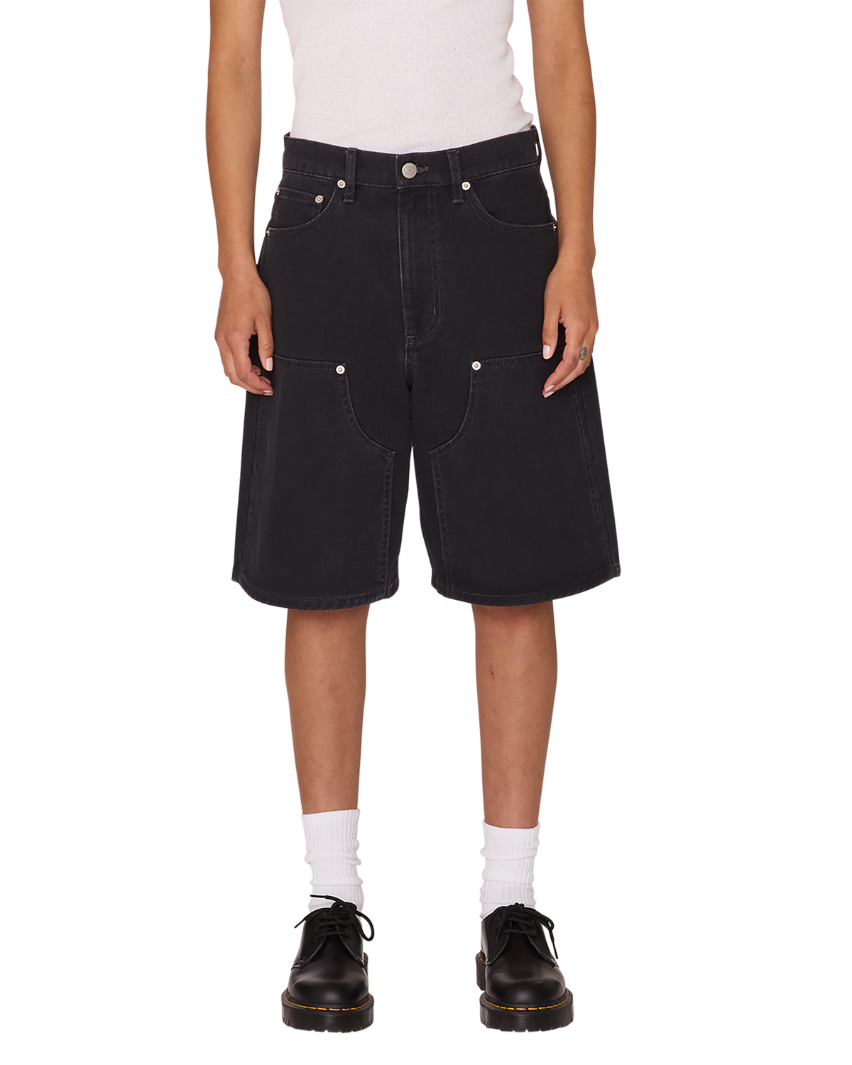 SHIFT PANEL SHORT Digital Black Faded Wash