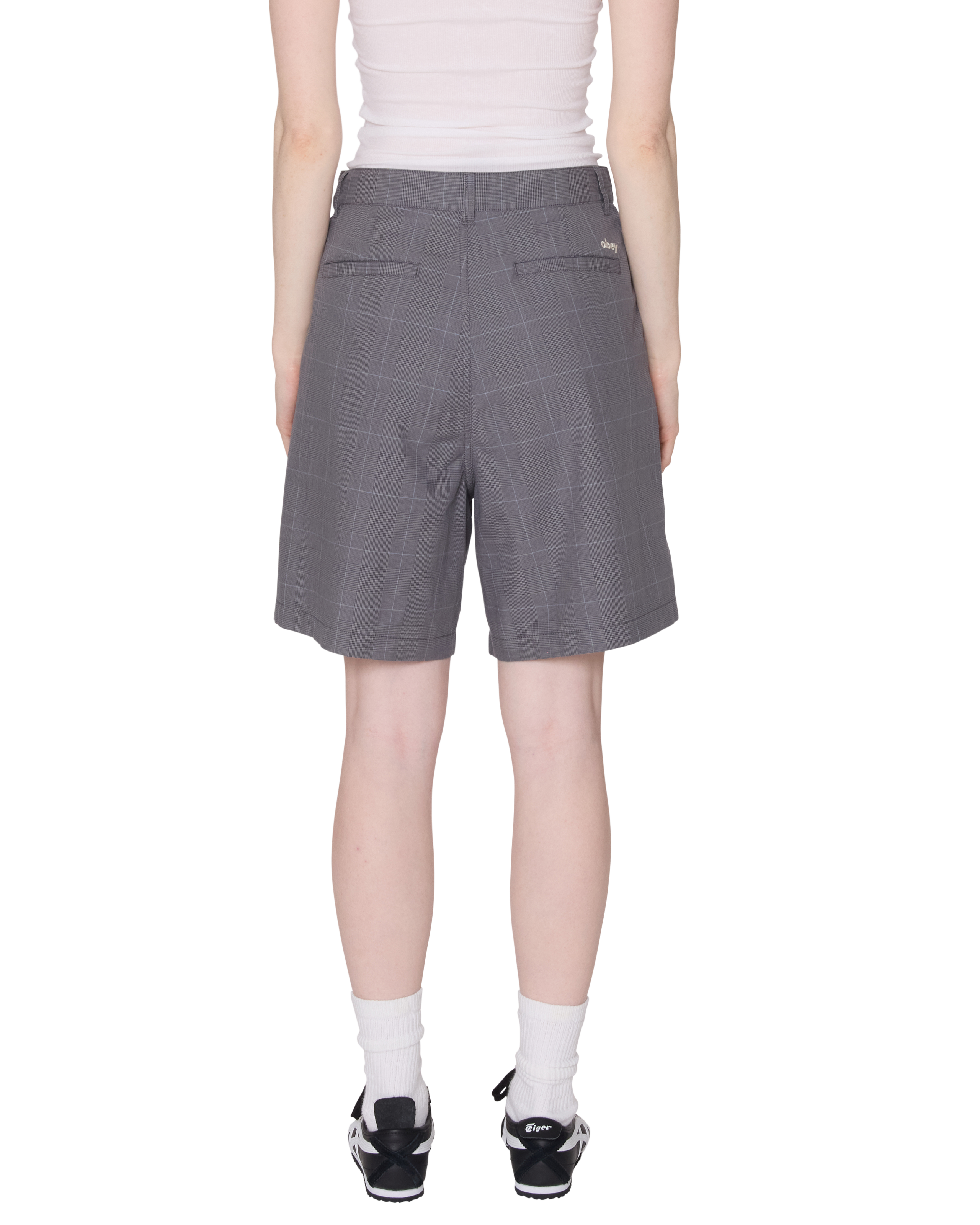 obey-olivia-plaid-short-grey-plaid (zoomed)