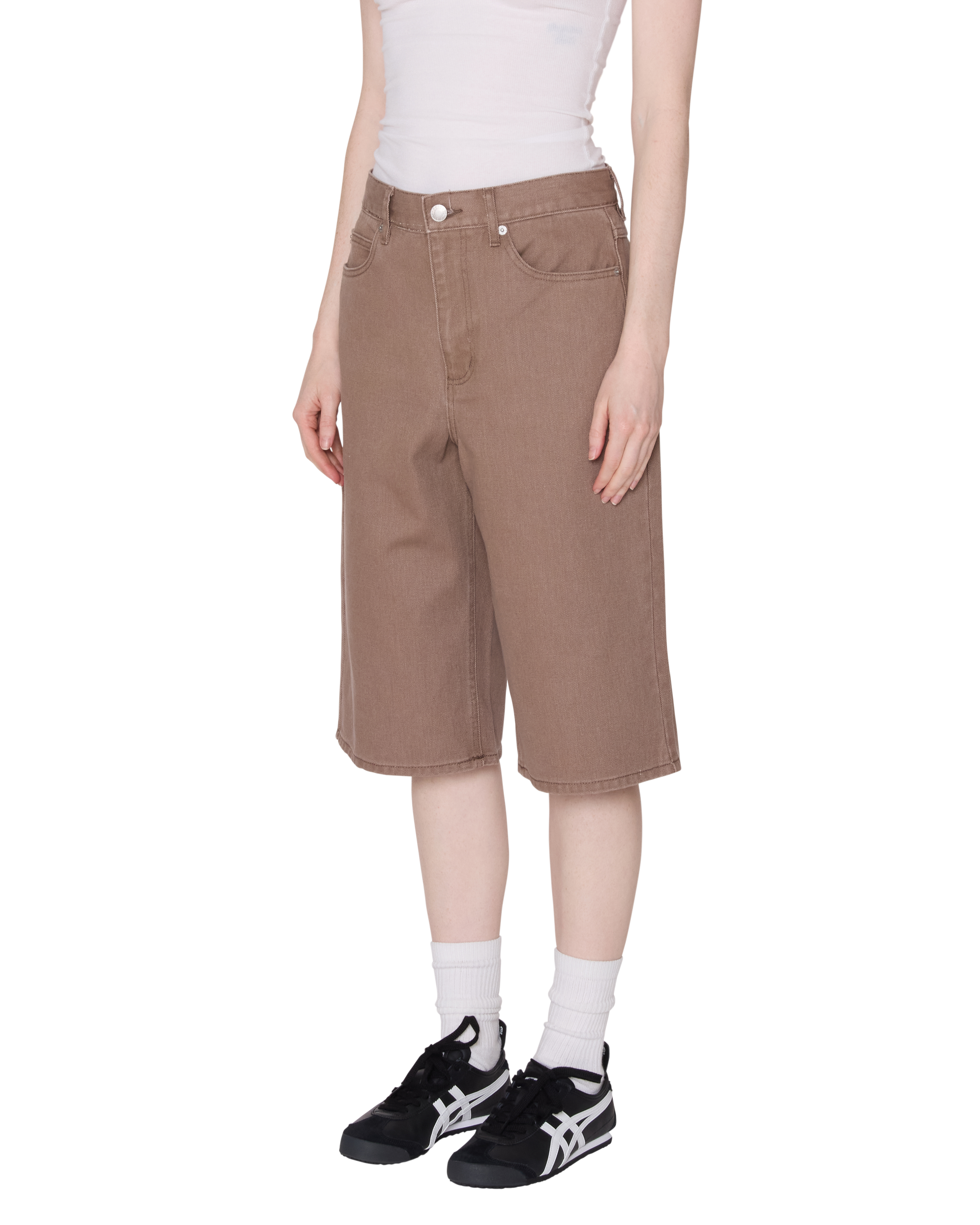 obey-karina-long-denim-short-walnut (zoomed)