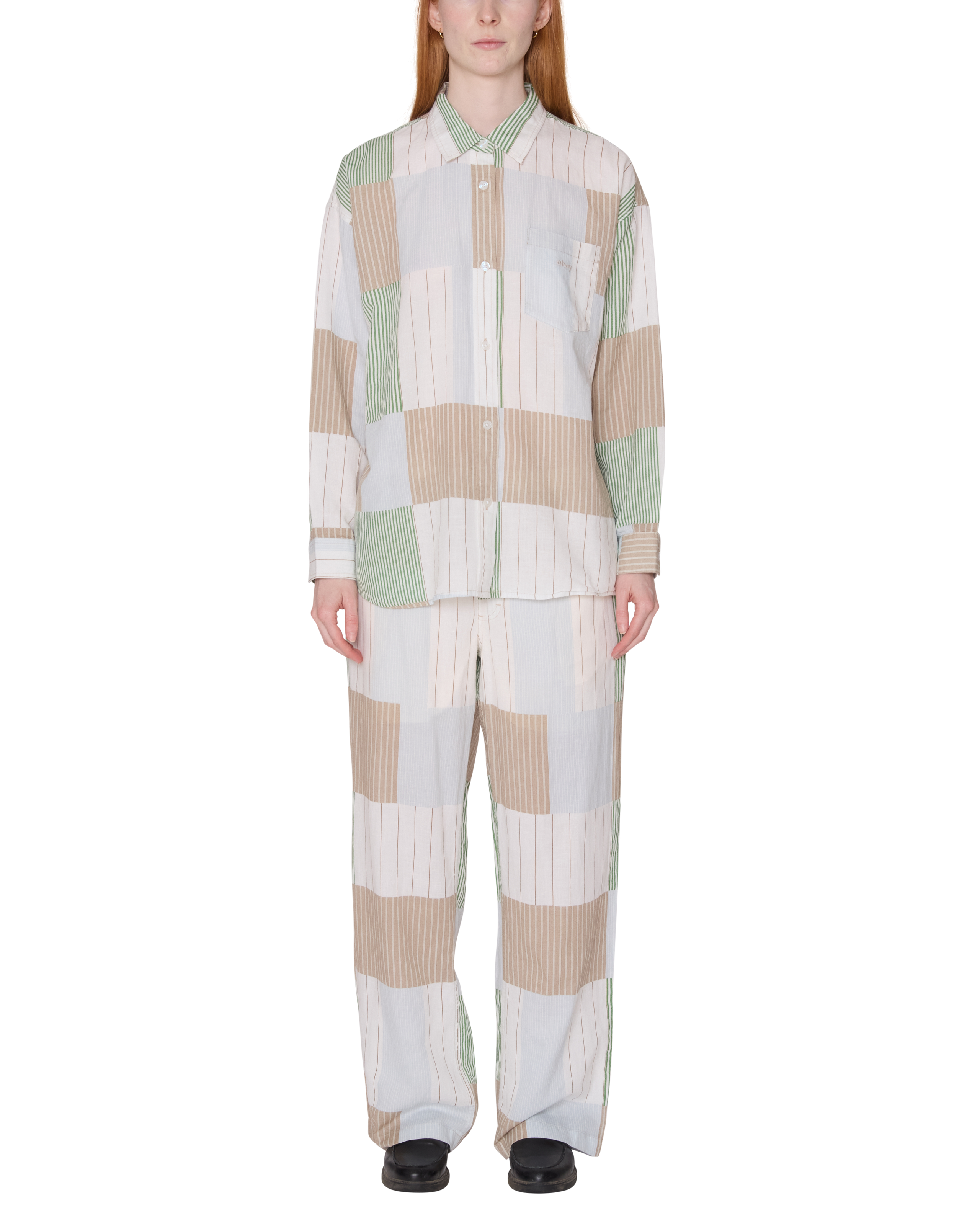 obey-neato-mix-stripe-shirt-taupe-multi (zoomed)