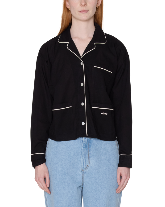 obey-marlowe-piping-shirt-black