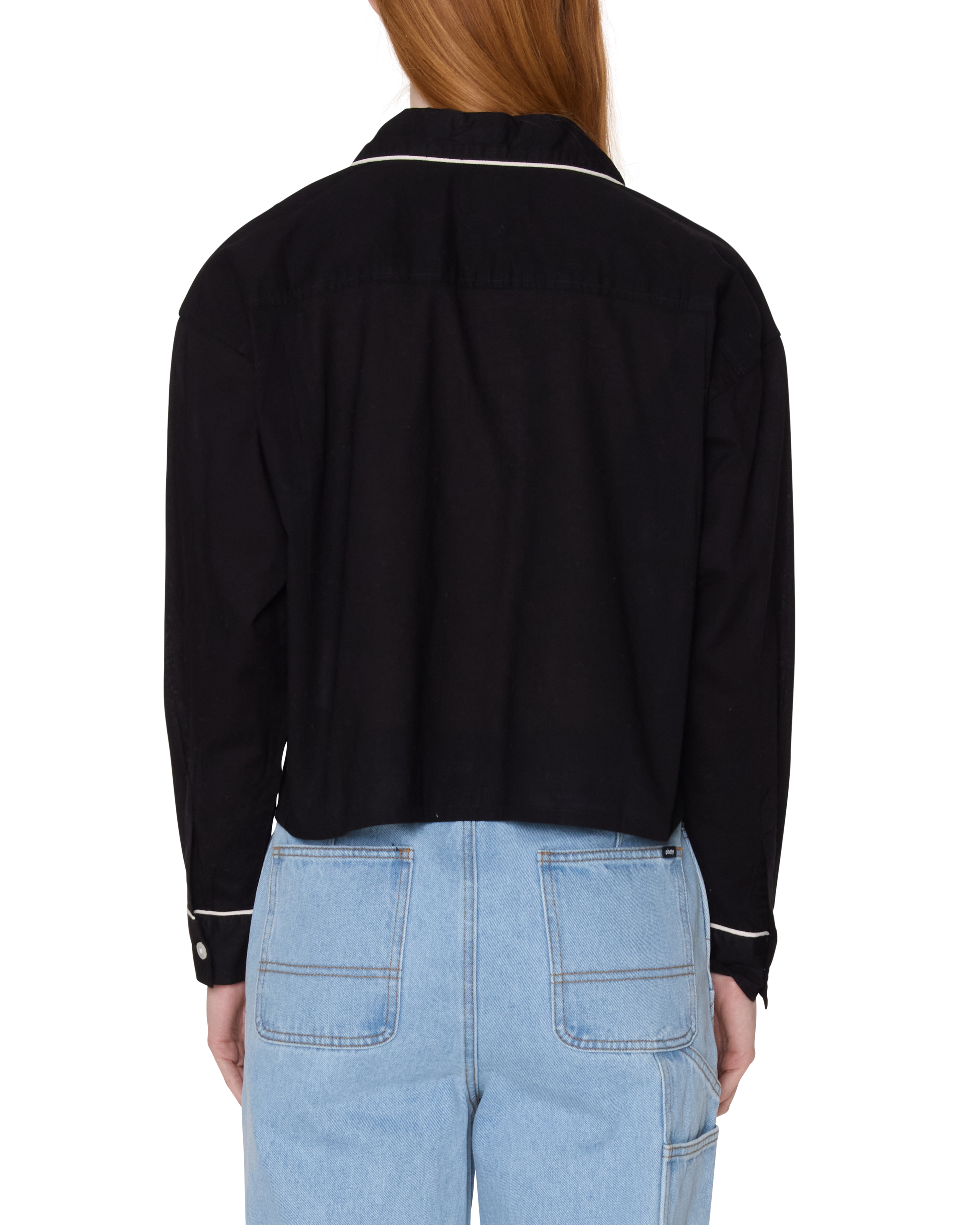 obey-marlowe-piping-shirt-black (zoomed)