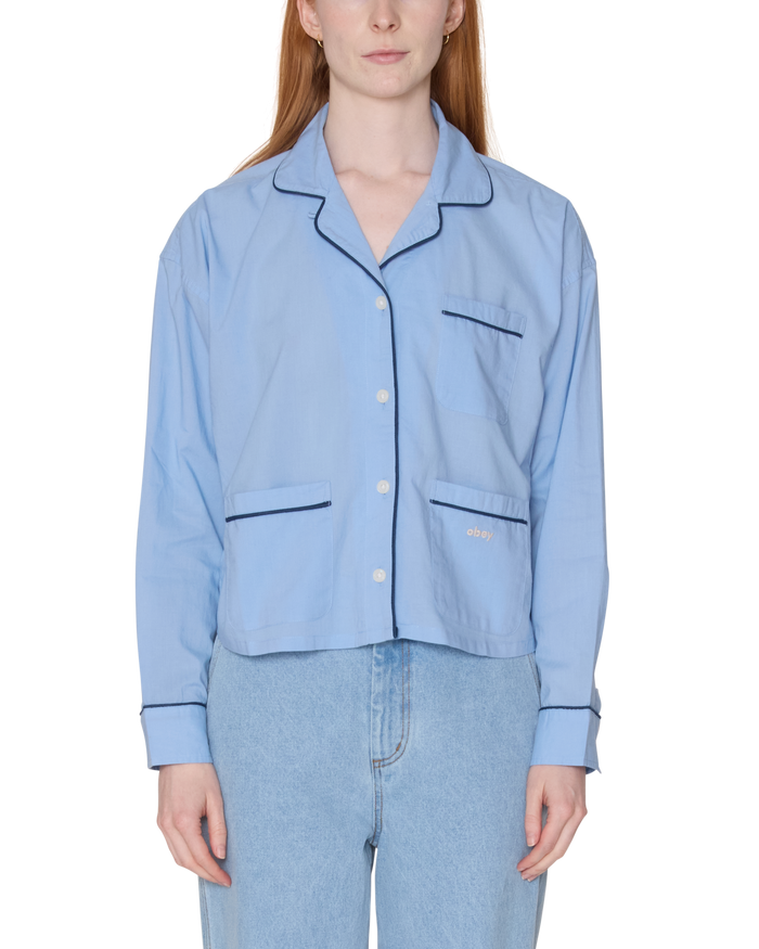 obey-marlowe-piping-shirt-blue
