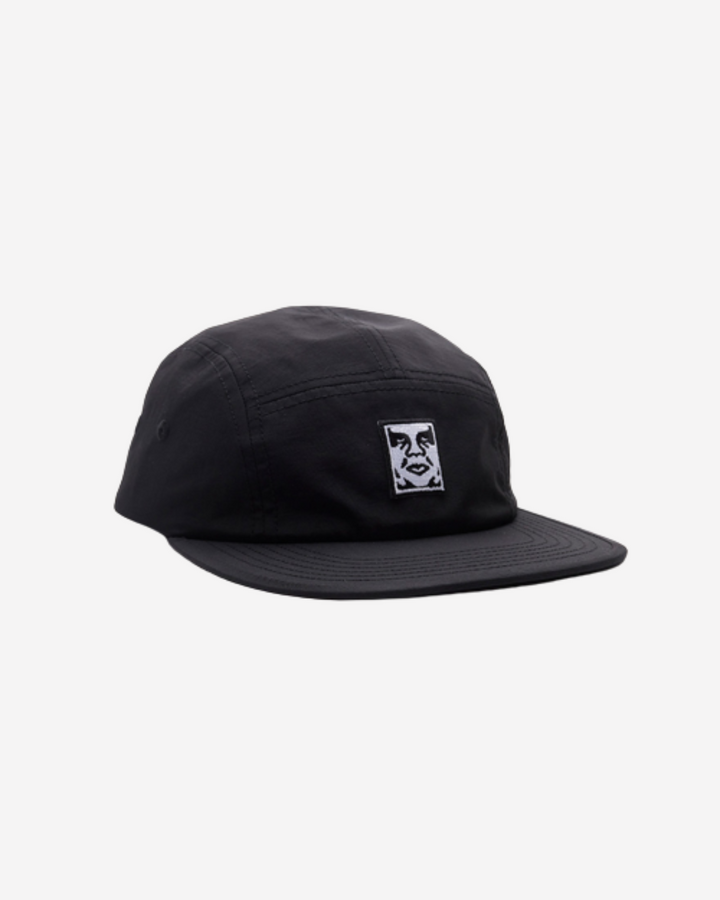 ICON PATCH CAMP HAT BLACK
