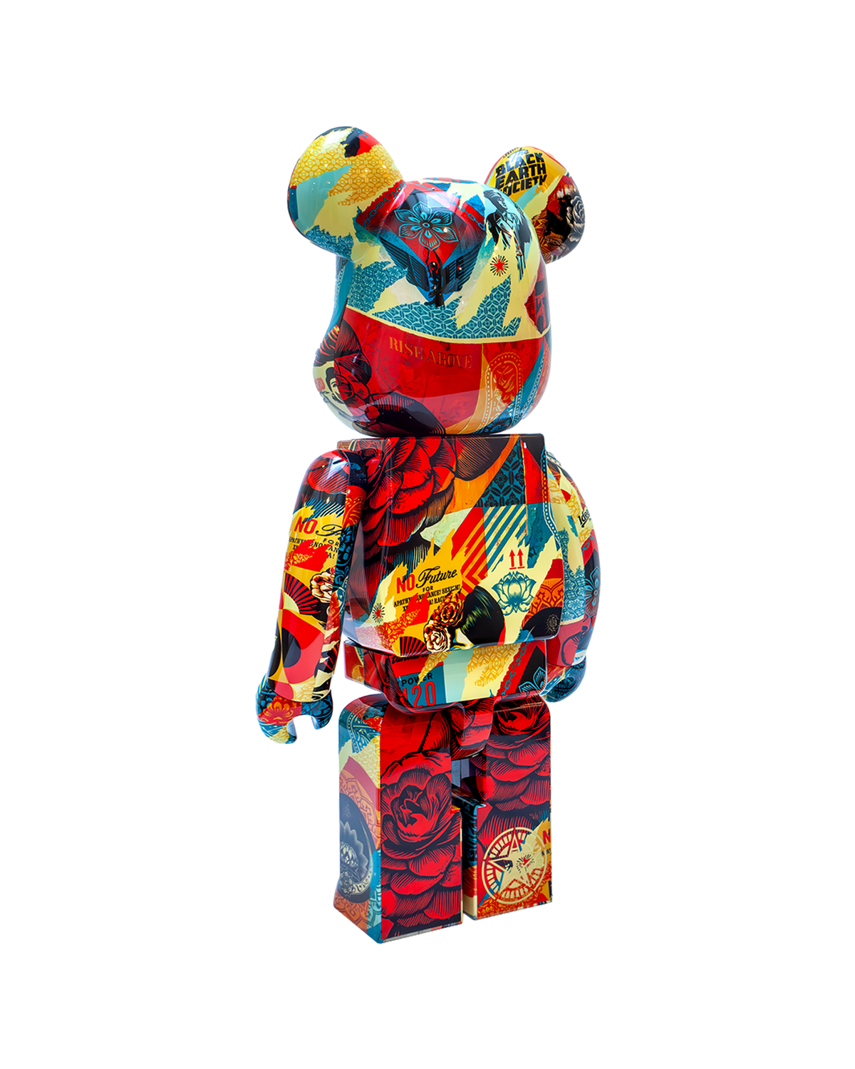 Shepard Fairey collage BEARBRICK 1000%