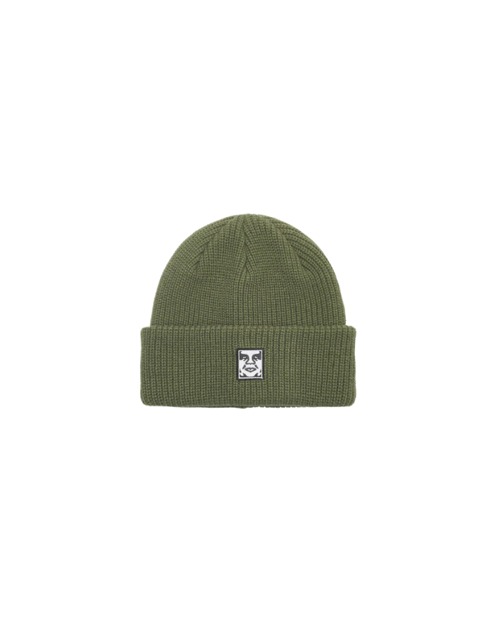 MID ICON PATCH CUFF BEANIE ARMY