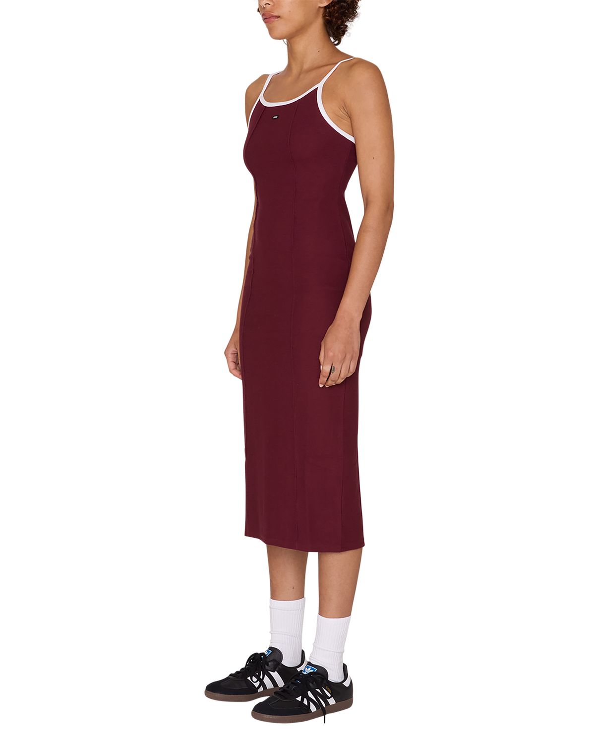 obey sideline tank dress wine