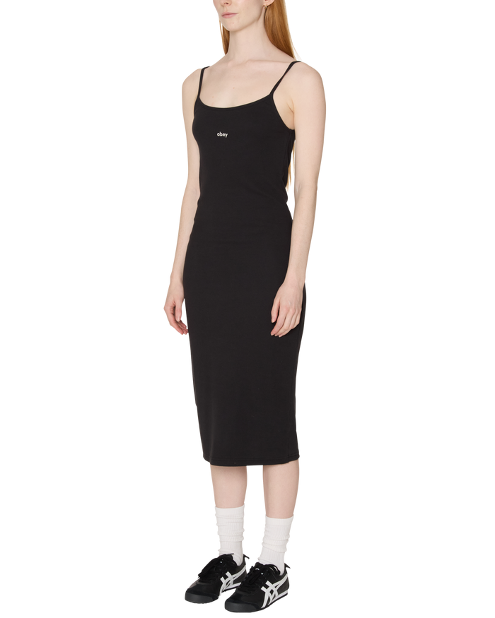 obey-bianca-long-tank-dress-digital-black - alternate view