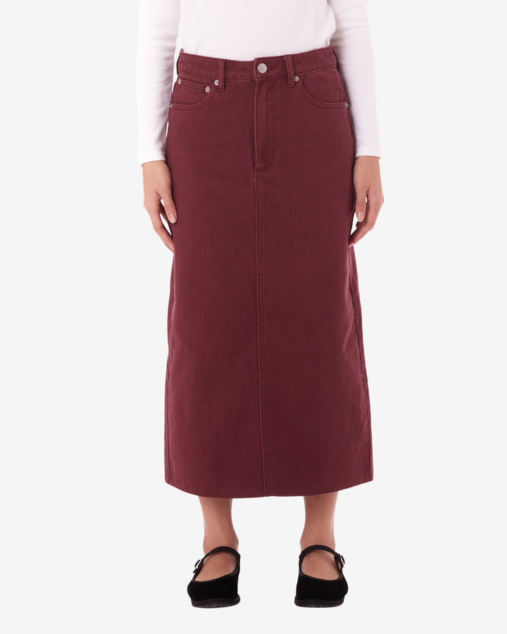 DARLA LONG SKIRT WINE